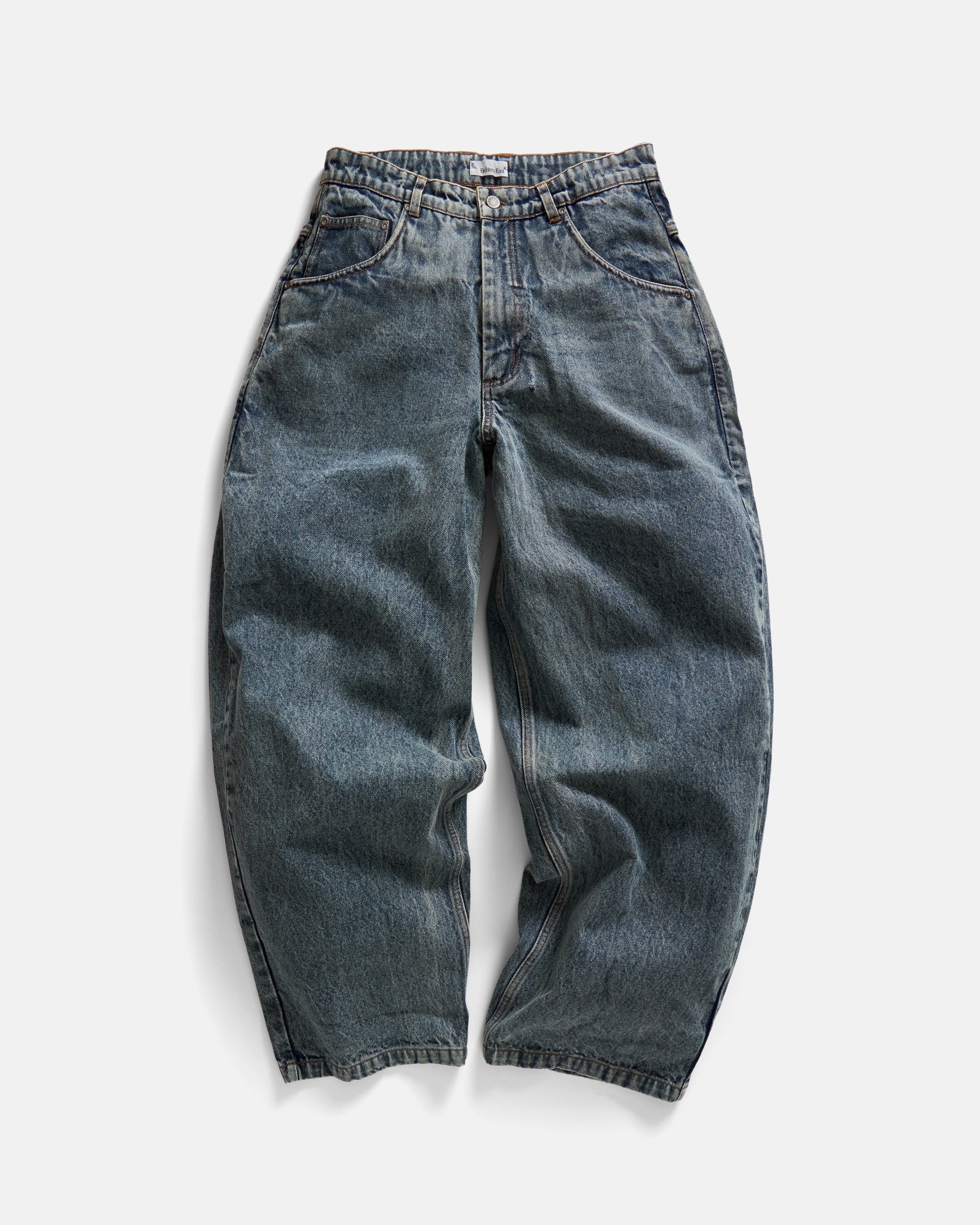 SLATE 5 POCKET JEANS - MID-WASH 13oz. INDIAN COTTON DENIM