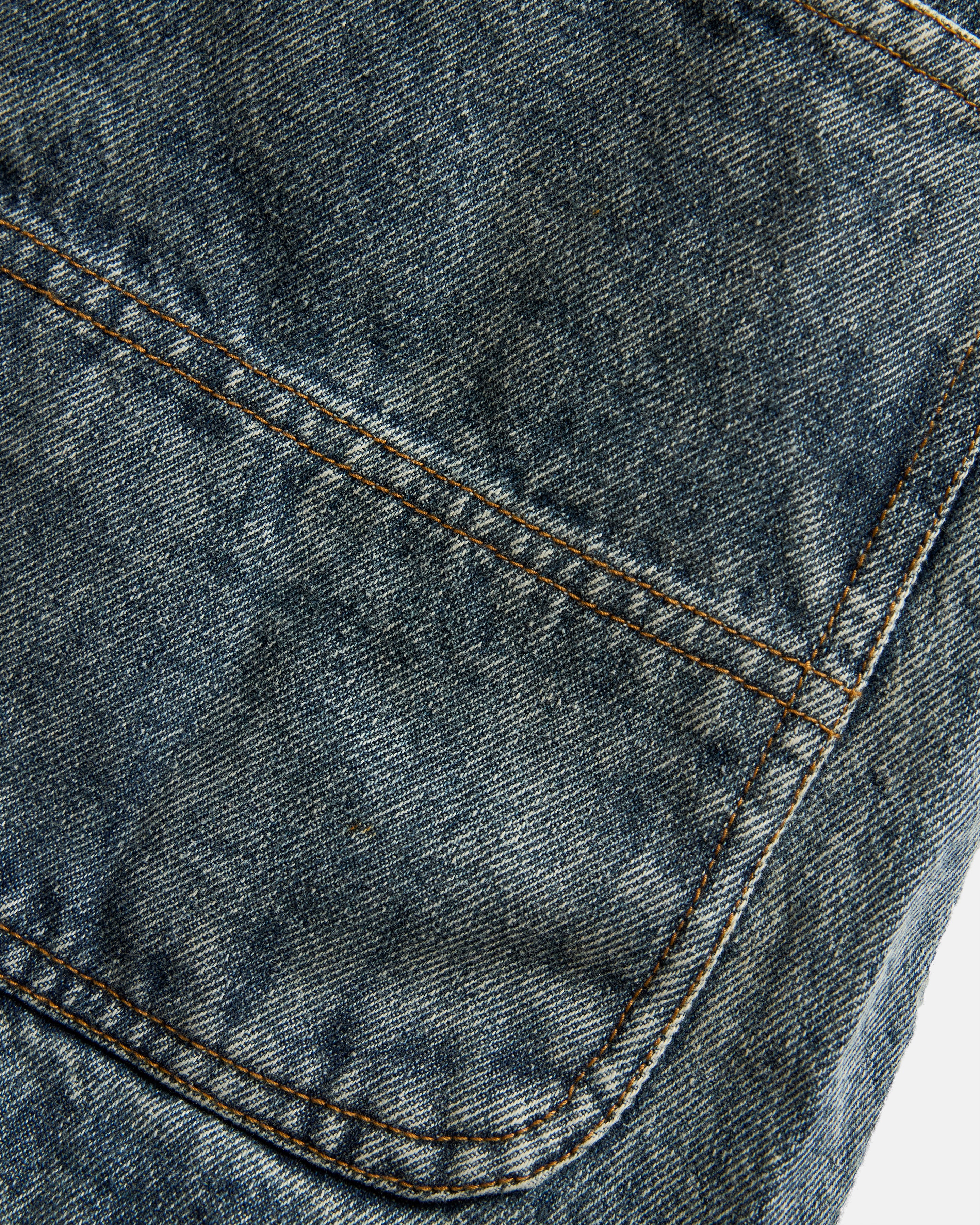 SLATE 5 POCKET JEANS - MID-WASH 13oz. INDIAN COTTON DENIM