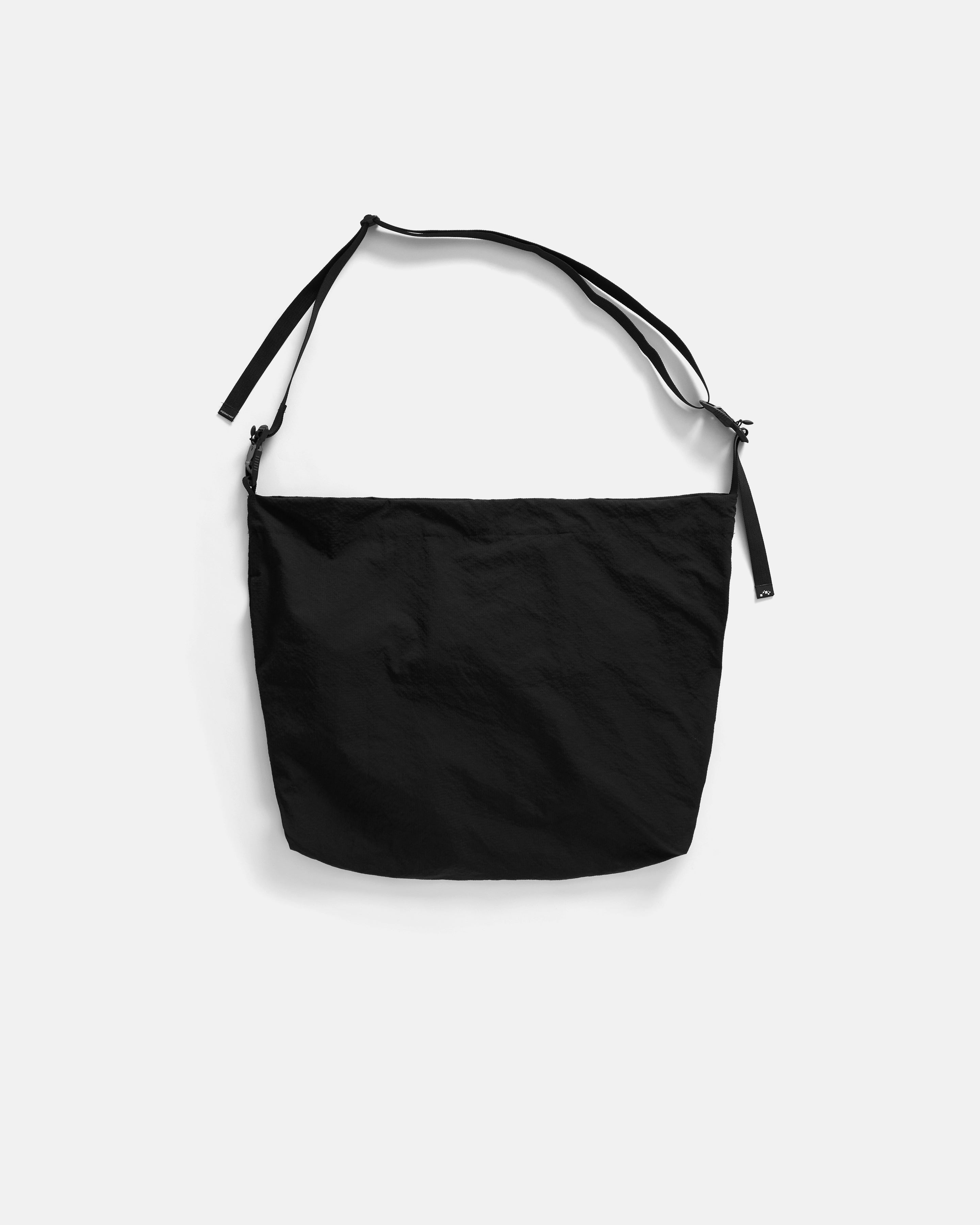 CONVERTIBLE CARRY-ALL SLING -  BLACK "COBBLESTONE" NYLON RIPSTOP