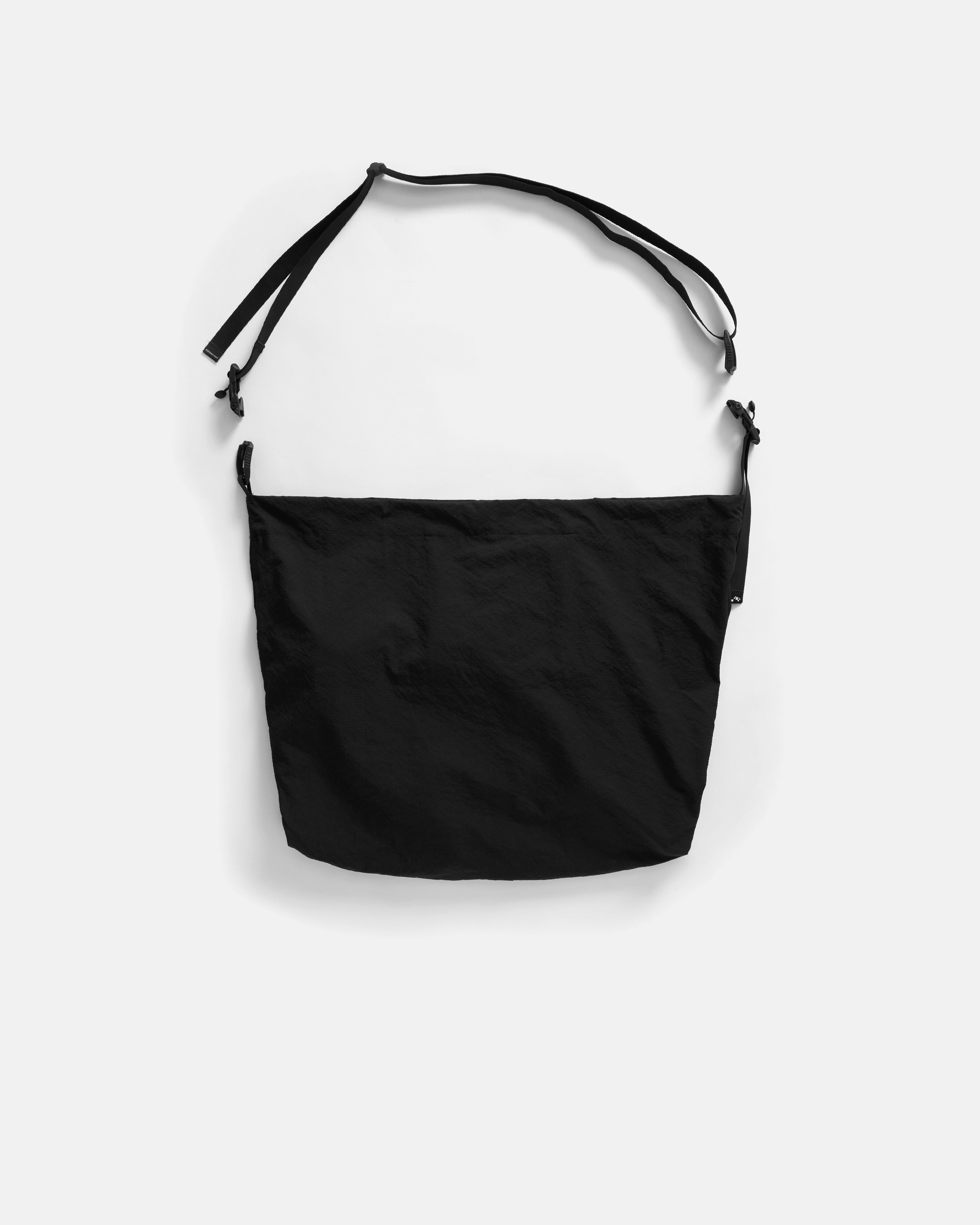 CONVERTIBLE CARRY-ALL SLING -  BLACK "COBBLESTONE" NYLON RIPSTOP