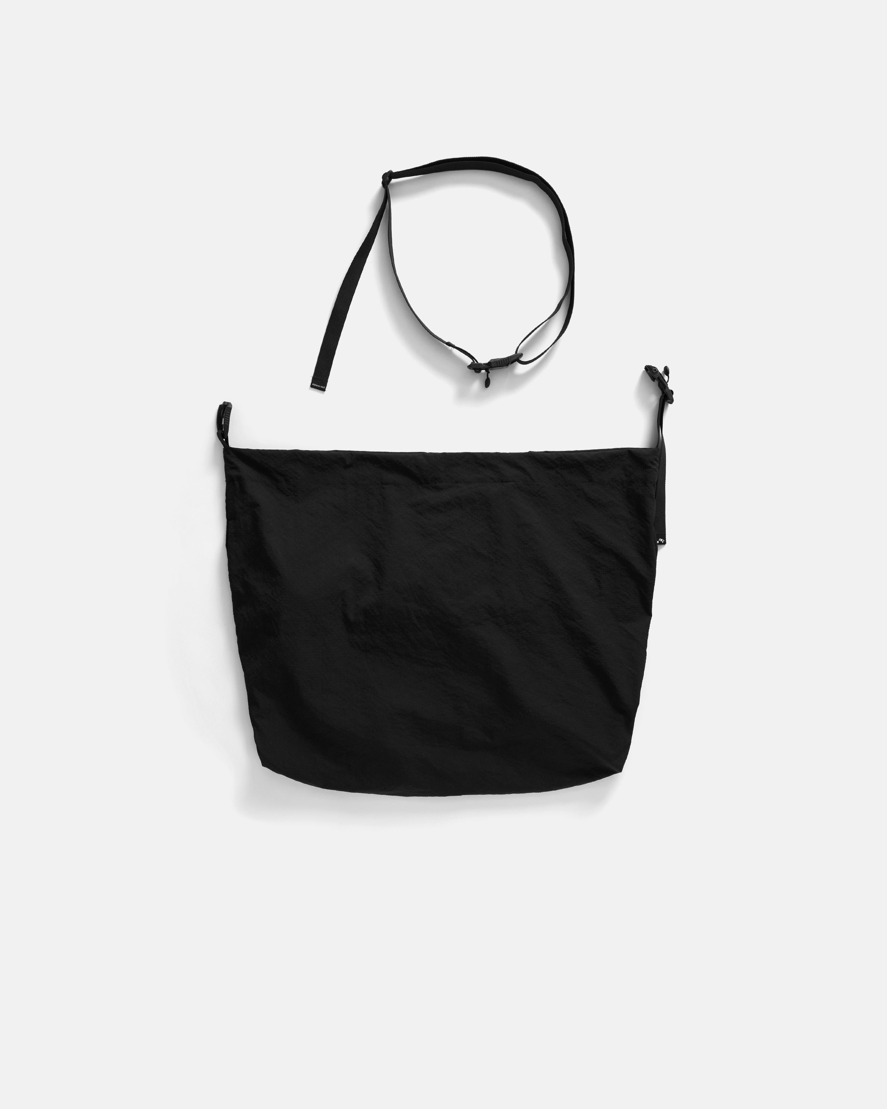 CONVERTIBLE CARRY-ALL SLING -  BLACK "COBBLESTONE" NYLON RIPSTOP