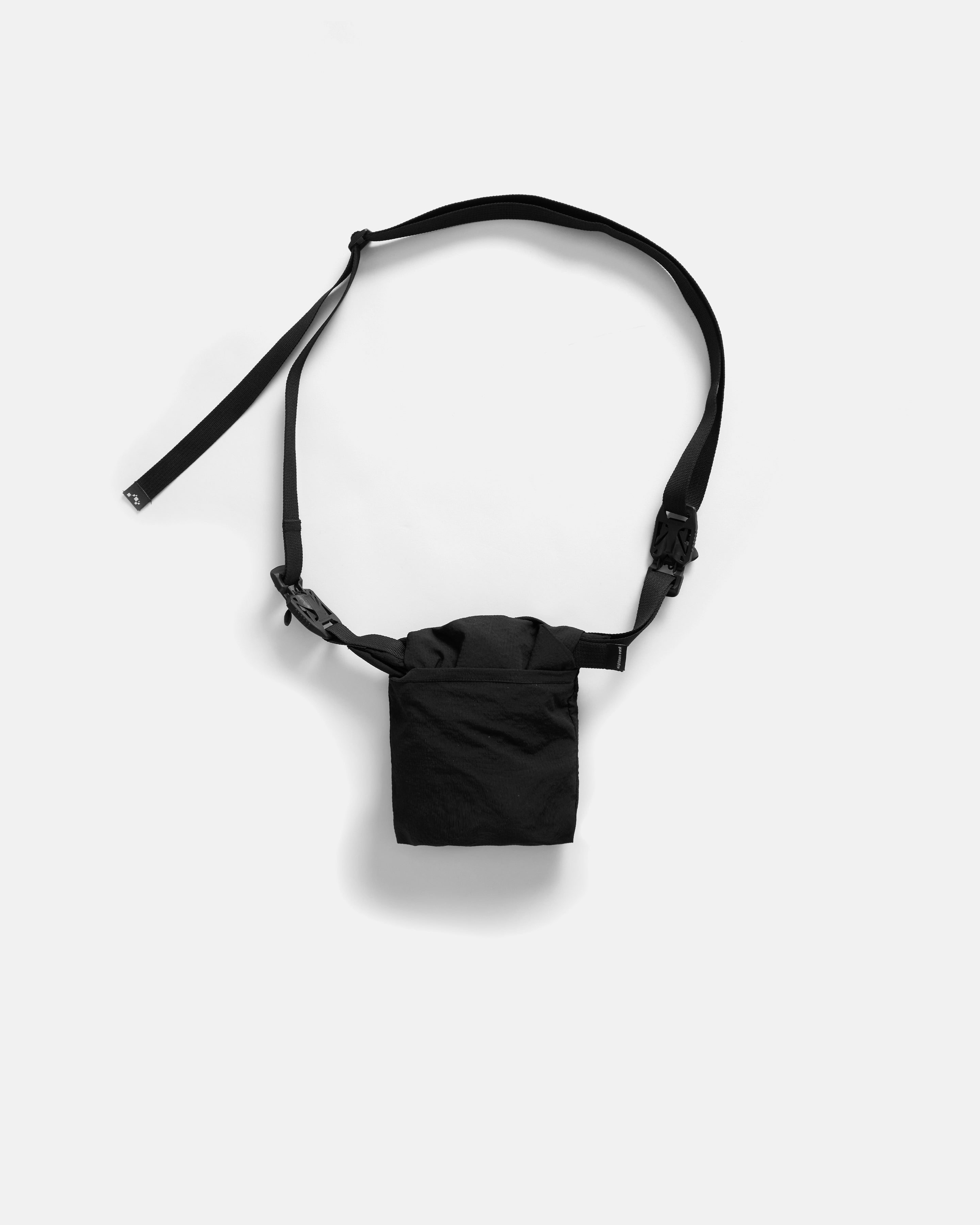 CONVERTIBLE CARRY-ALL SLING -  BLACK "COBBLESTONE" NYLON RIPSTOP