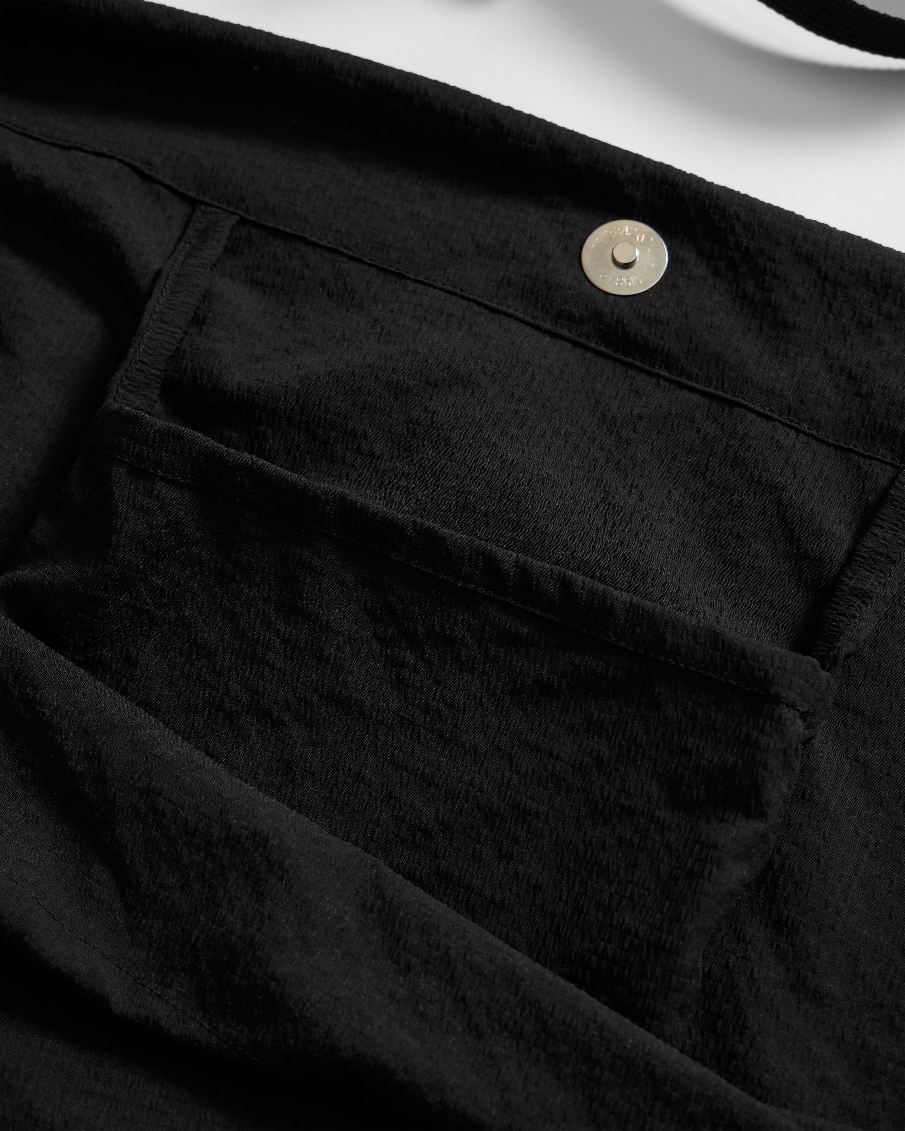 CONVERTIBLE CARRY-ALL SLING -  BLACK "COBBLESTONE" NYLON RIPSTOP