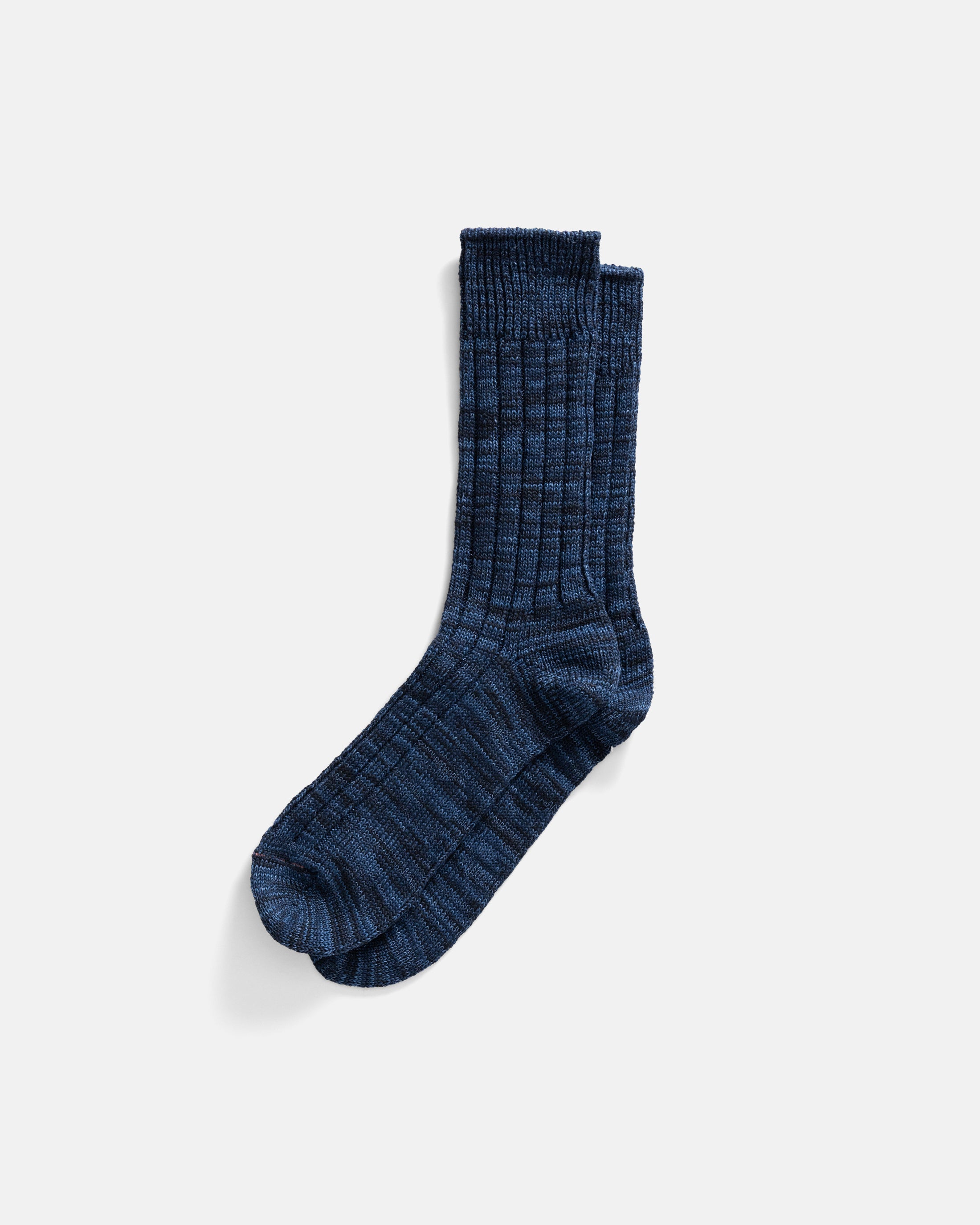 ROTOTO ORGANIC COTTON INDIGO TONE SOCKS - MIX
