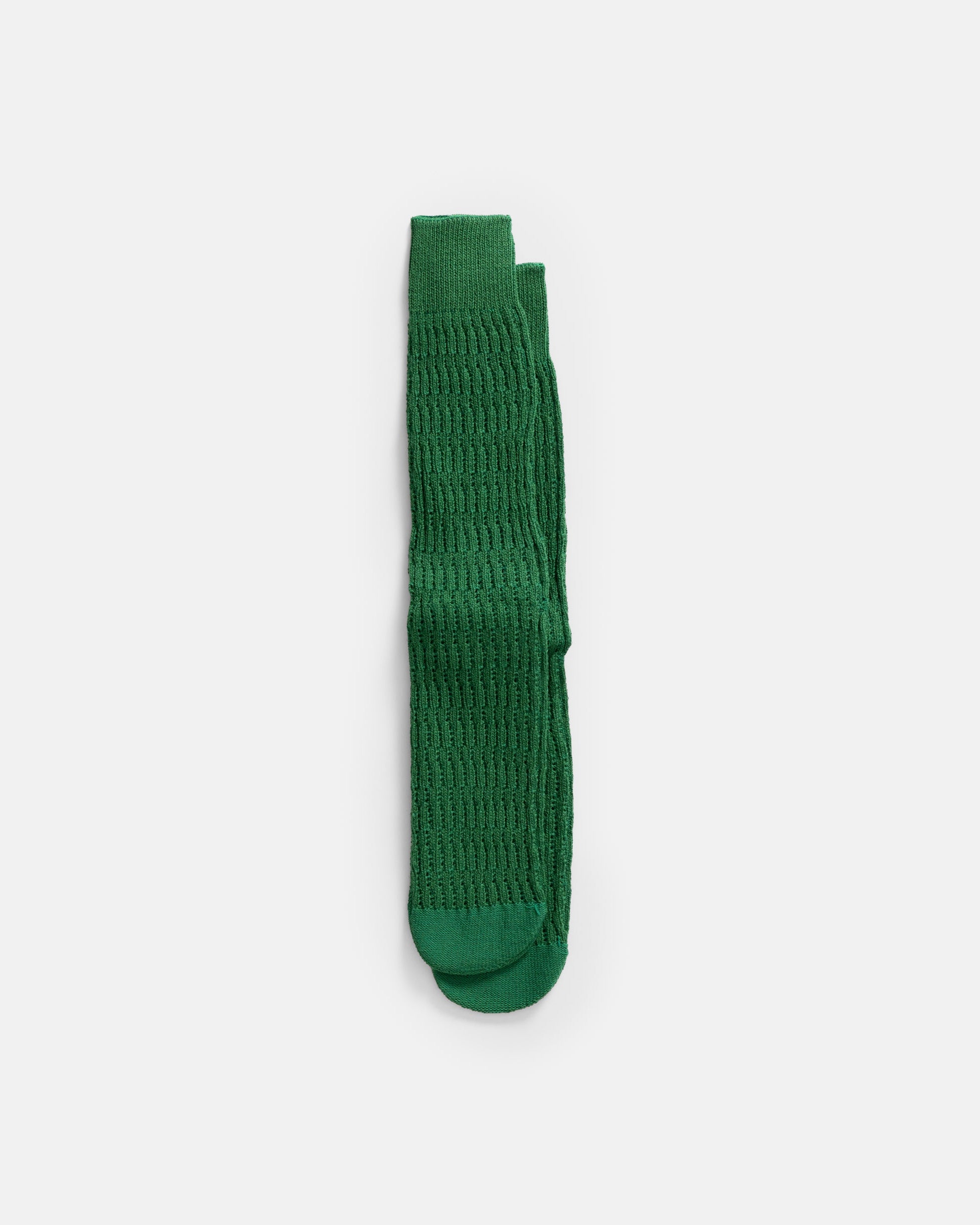 ROTOTO FOLK CROCHET SOCKS - GREEN