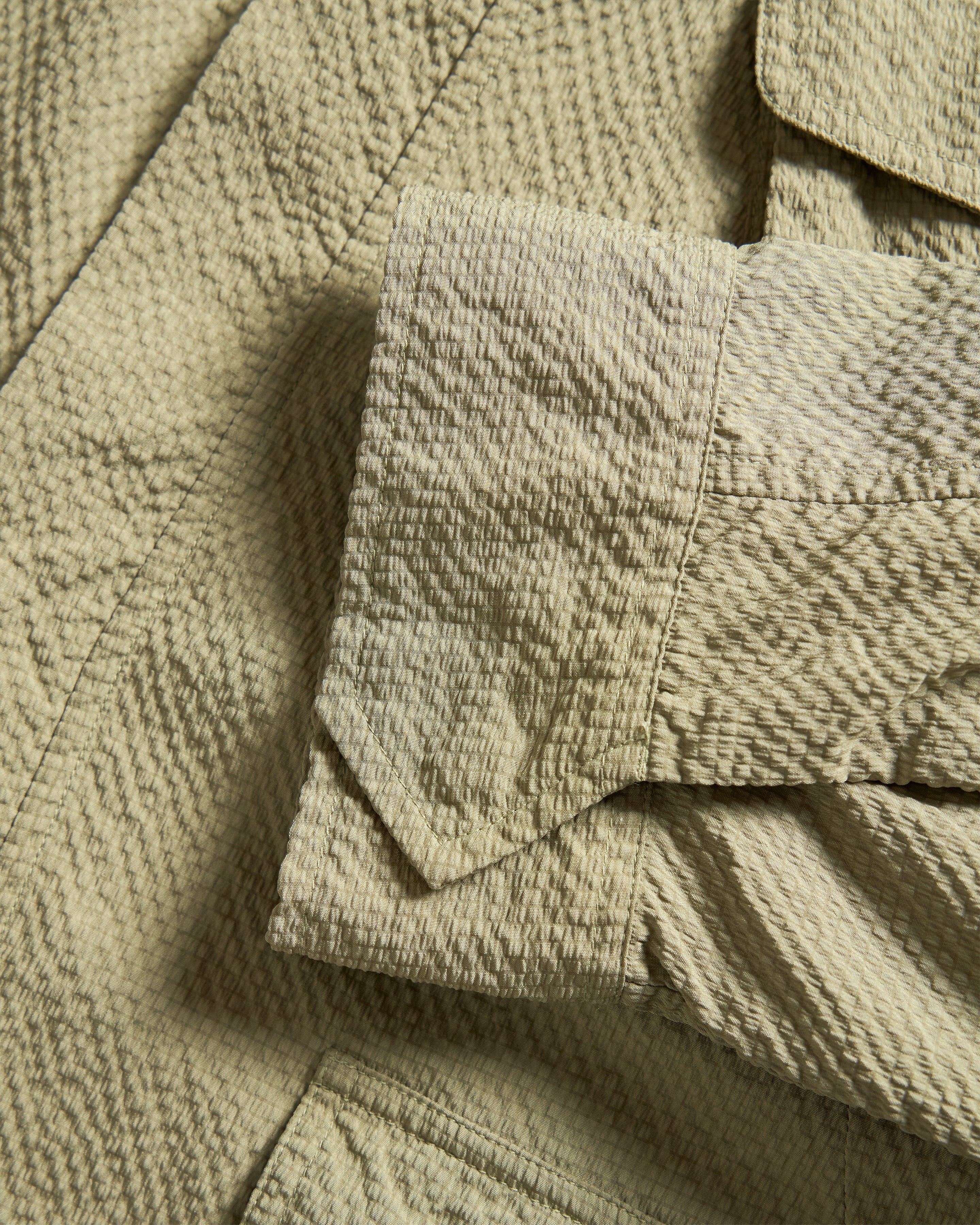 SURPLUS COMBAT SMOCK - SUNBLEACHED KELP "COBBLESTONE" NYLON RIPSTOP