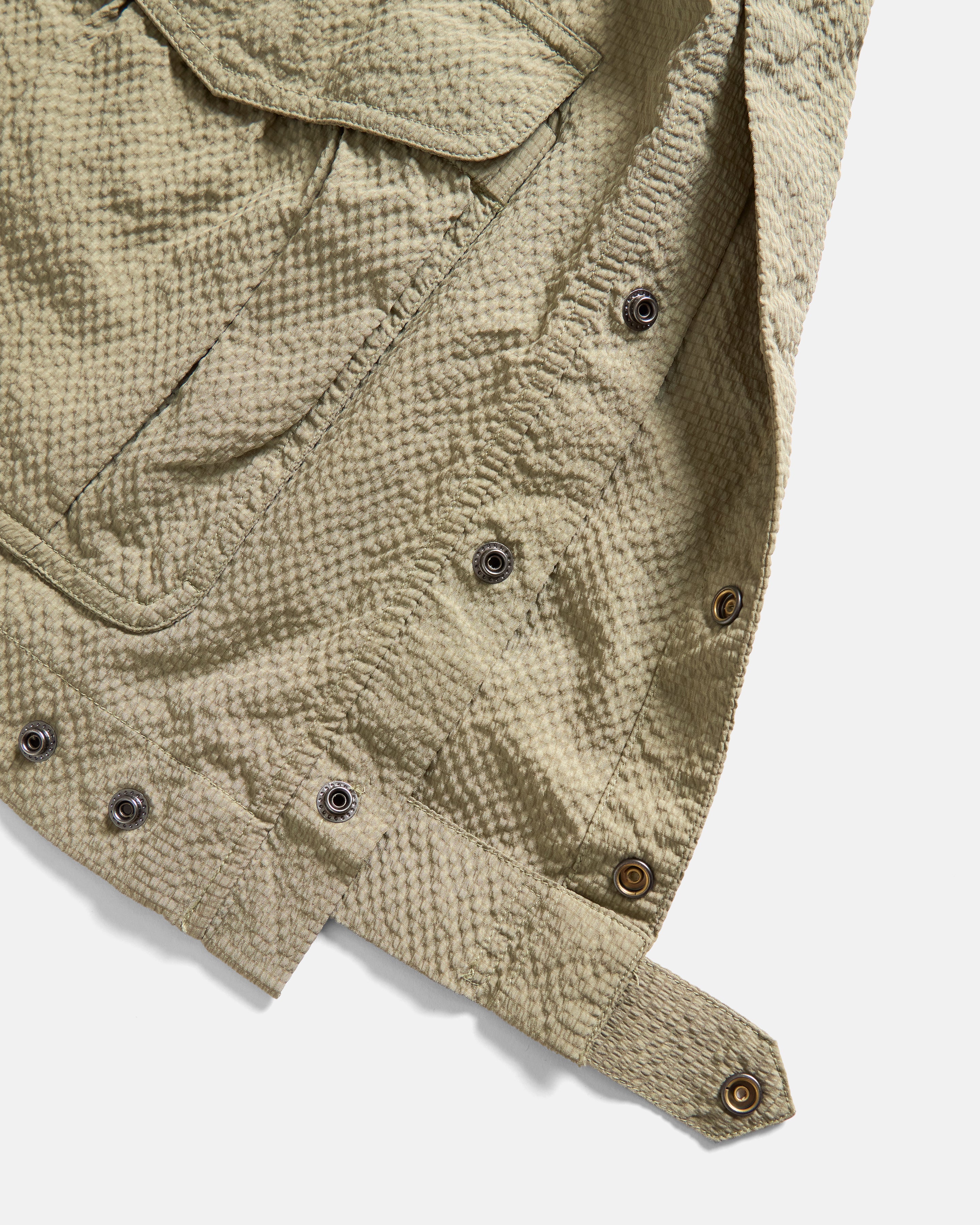 SURPLUS COMBAT SMOCK - SUNBLEACHED KELP "COBBLESTONE" NYLON RIPSTOP