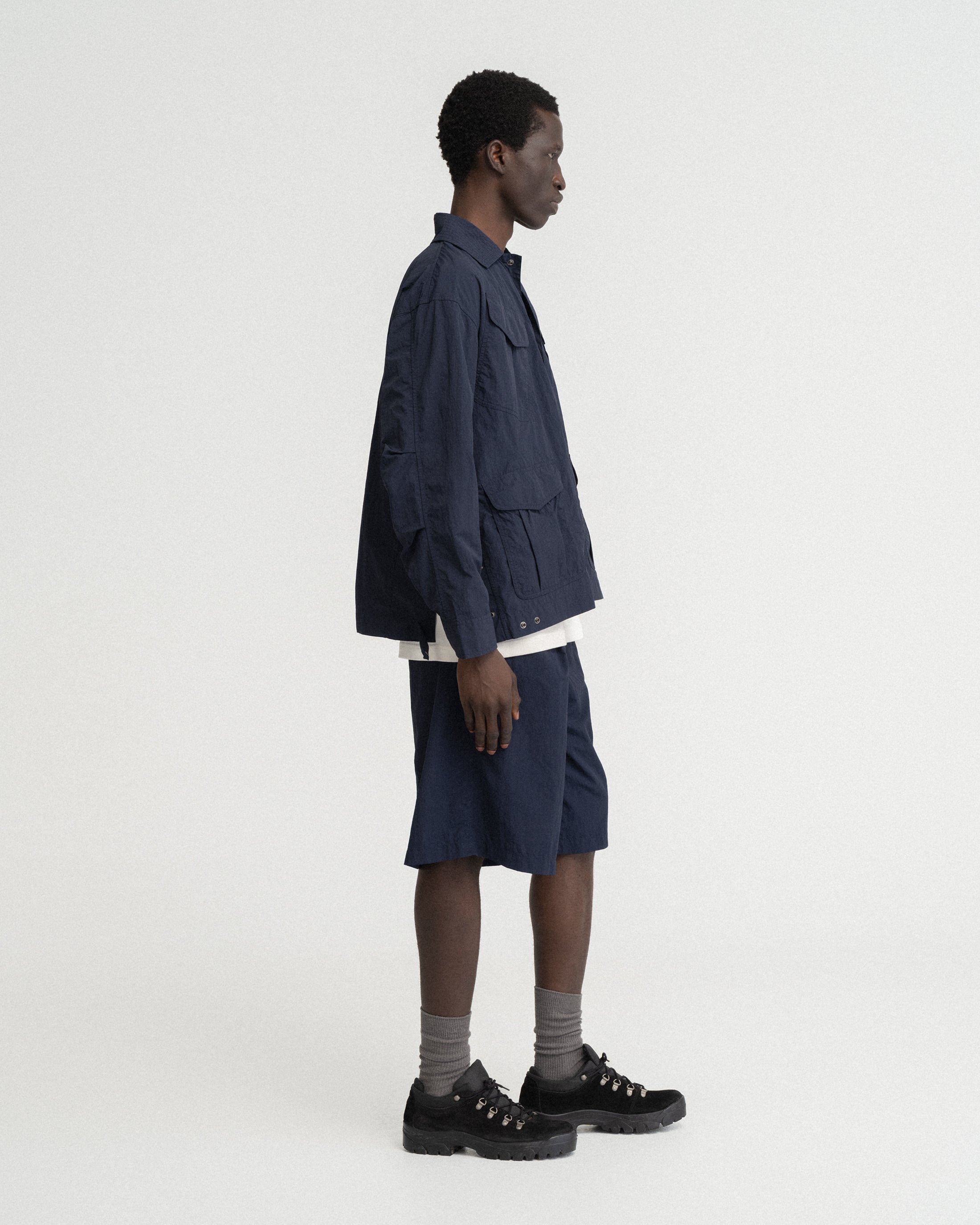 SURPLUS COMBAT SMOCK - NAVY FEATHERWEIGHT MICRO RIPSTOP NYLON