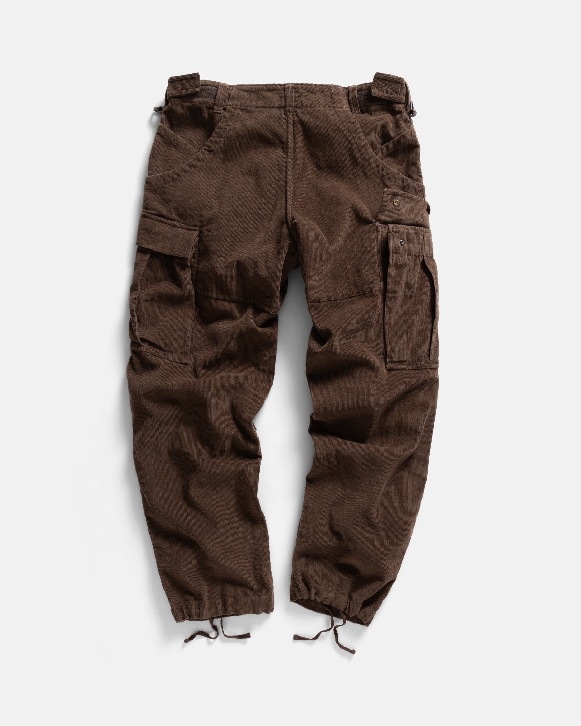 TAC UTILITY CARGO PANT - FONDENTE BROWN COTTON CORDUROY – 18 East