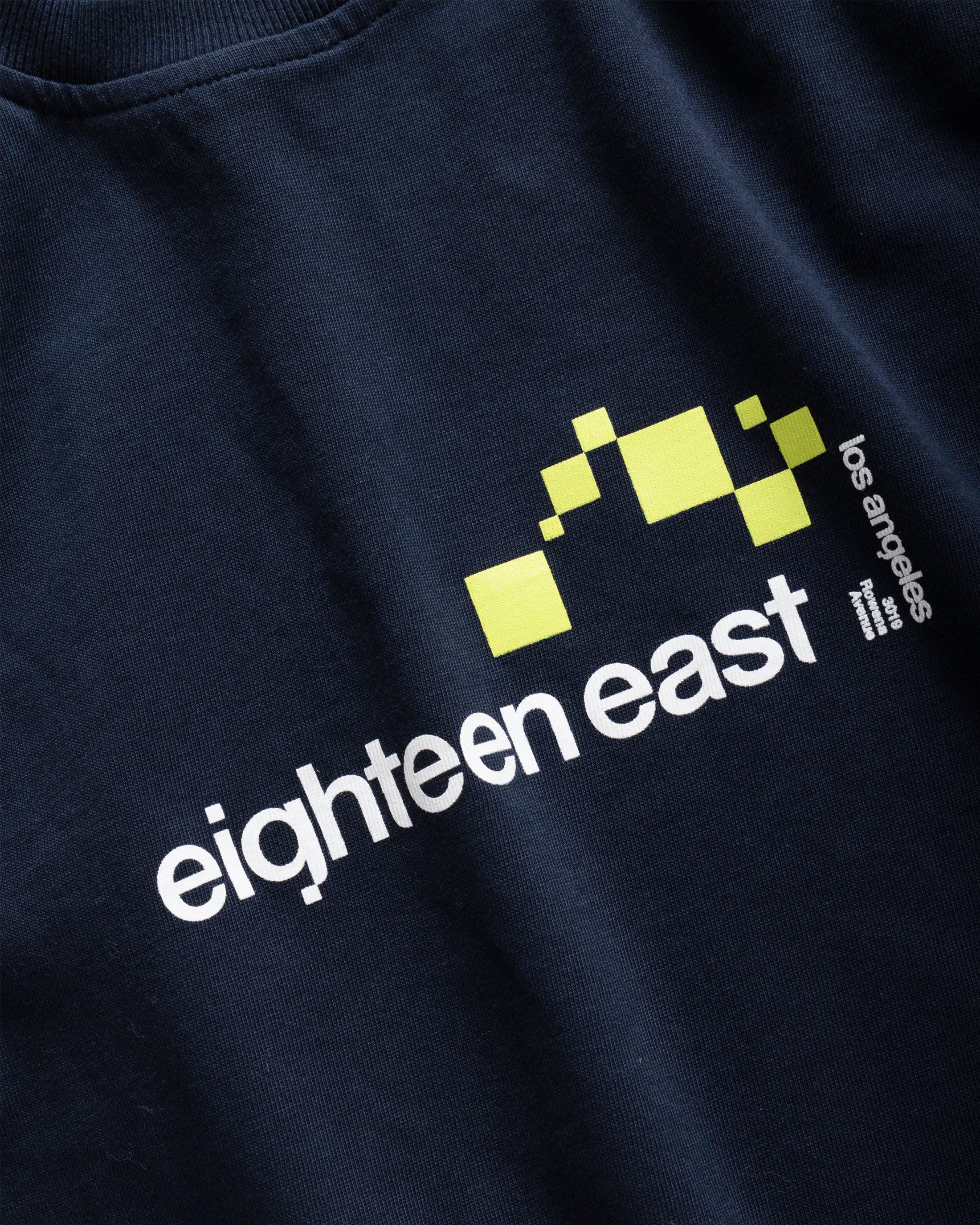 DIGI MOUNTAIN ALY TEE - MIDNIGHT / ANFUSO GREEN HAND SCREENED 7.75 oz. ALL SEASON COTTON JERSEY