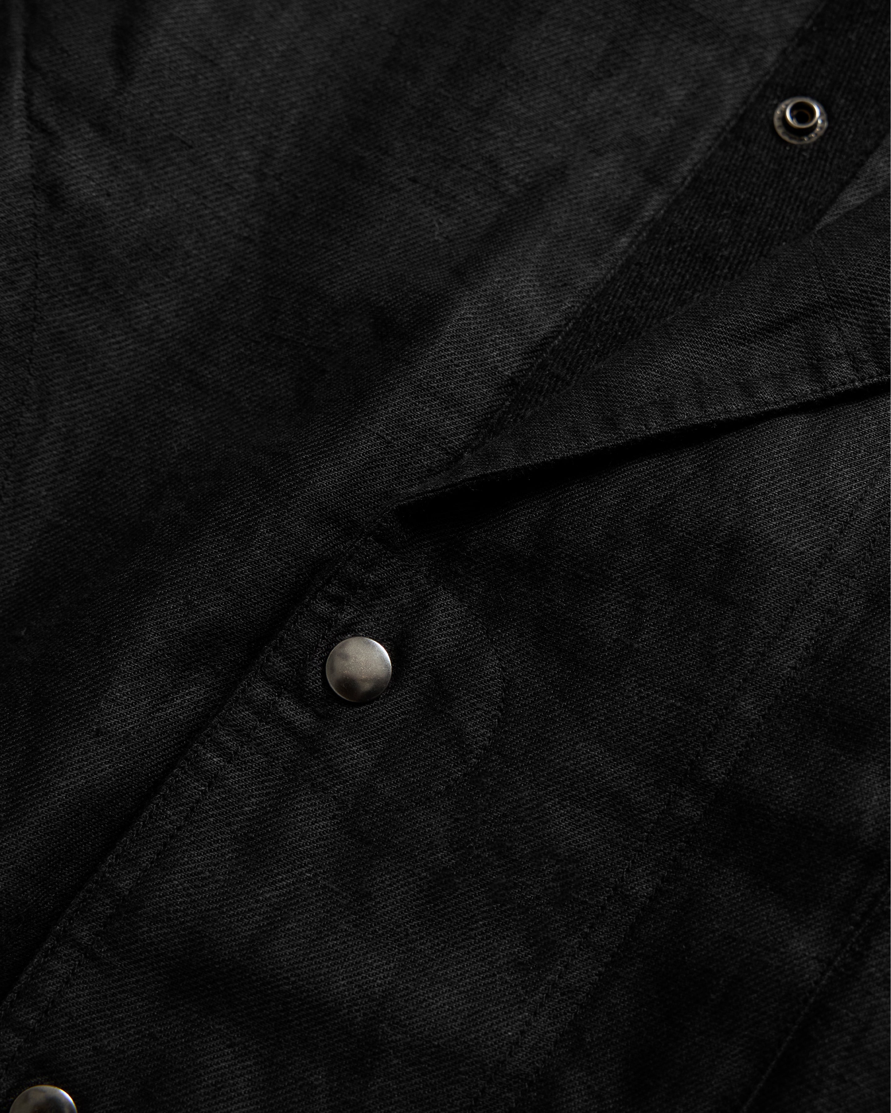 THEO GIANT SAILING PARKA - BLACK LINEN TWILL