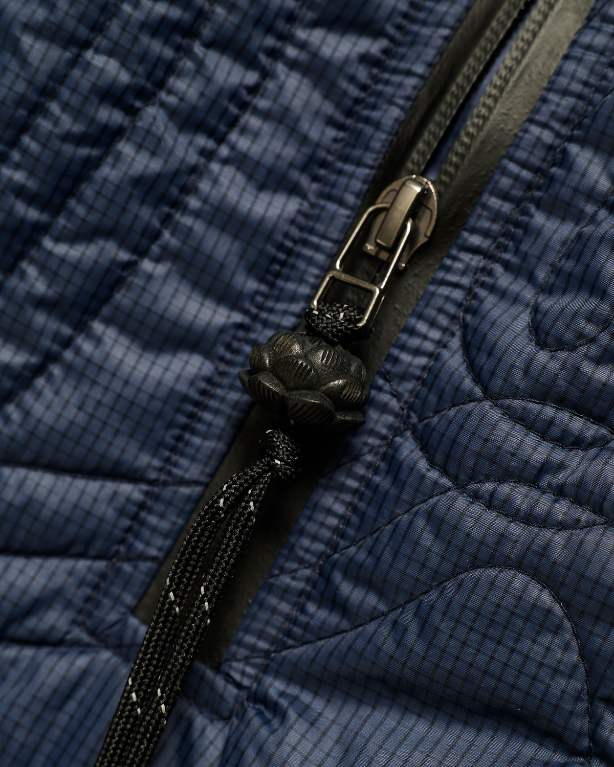 TRACKS QUILTED JACKET - NAVY FLYWEIGHT NYLON RIPSTOP