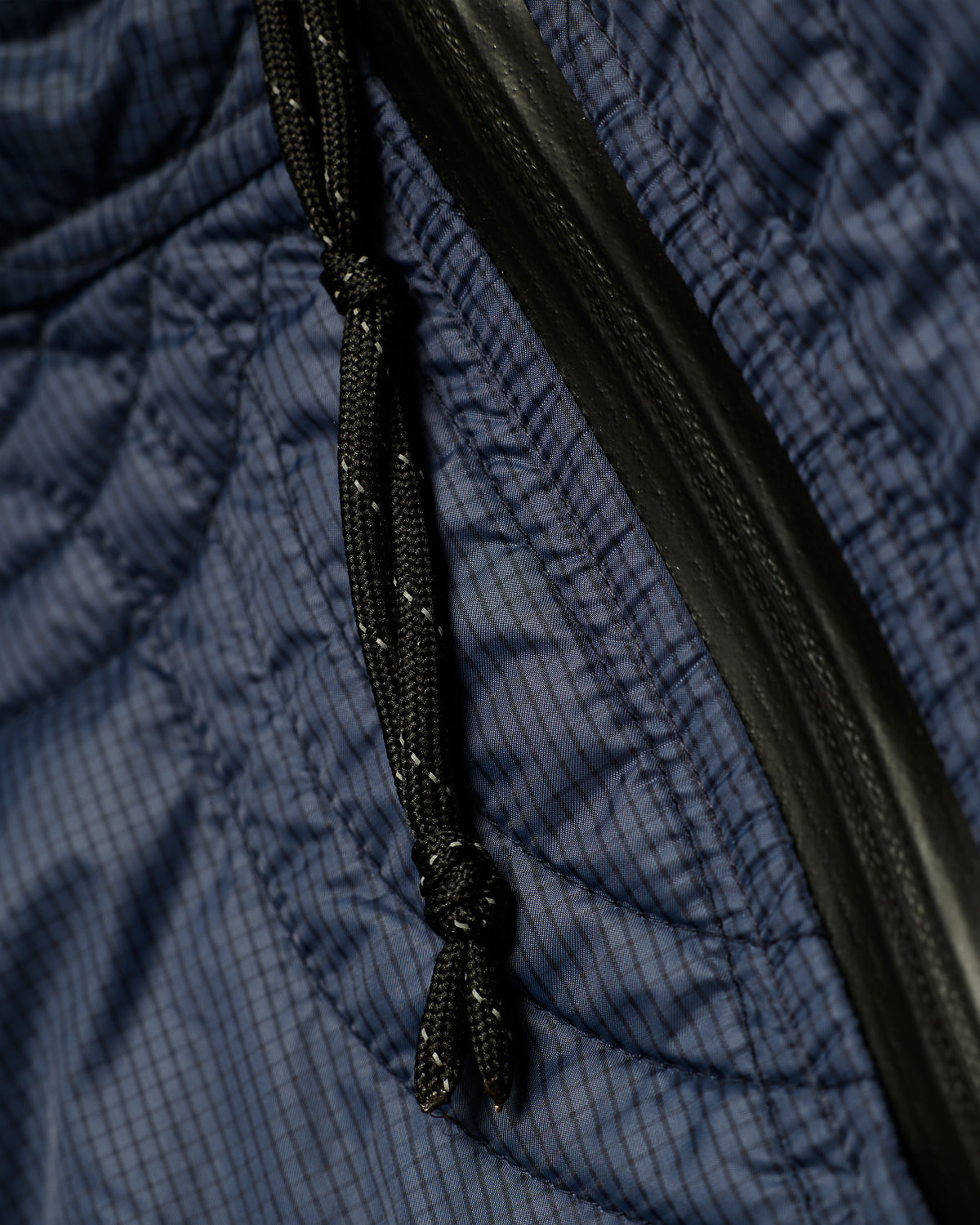 TRACKS QUILTED JACKET - NAVY FLYWEIGHT NYLON RIPSTOP