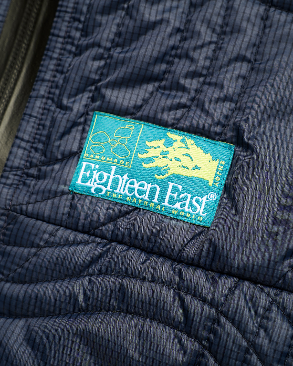 TRACKS QUILTED JACKET - NAVY FLYWEIGHT NYLON RIPSTOP