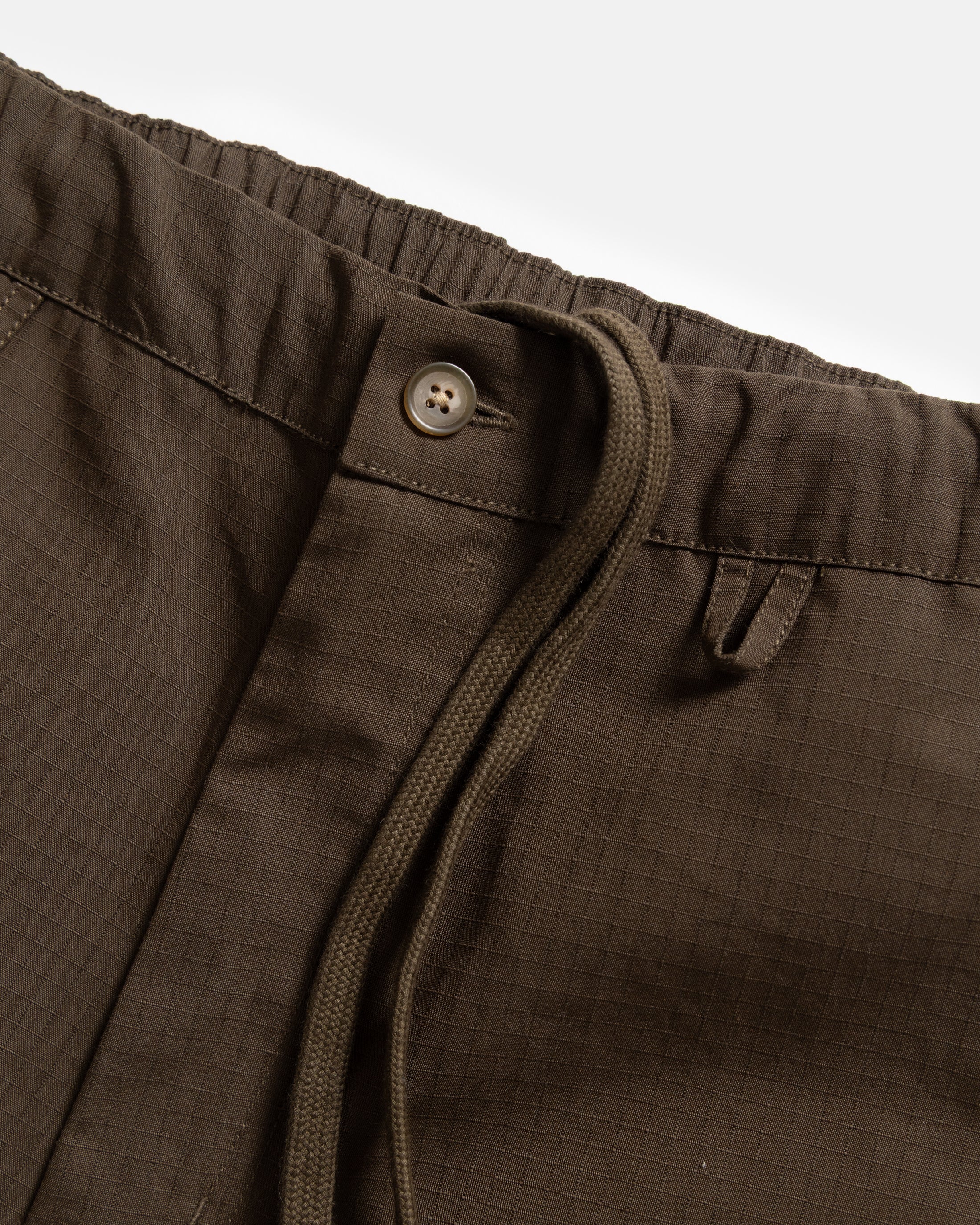 TRANSIT PANT - CHARRED OLIVE COTTON / NYLON RIPSTOP