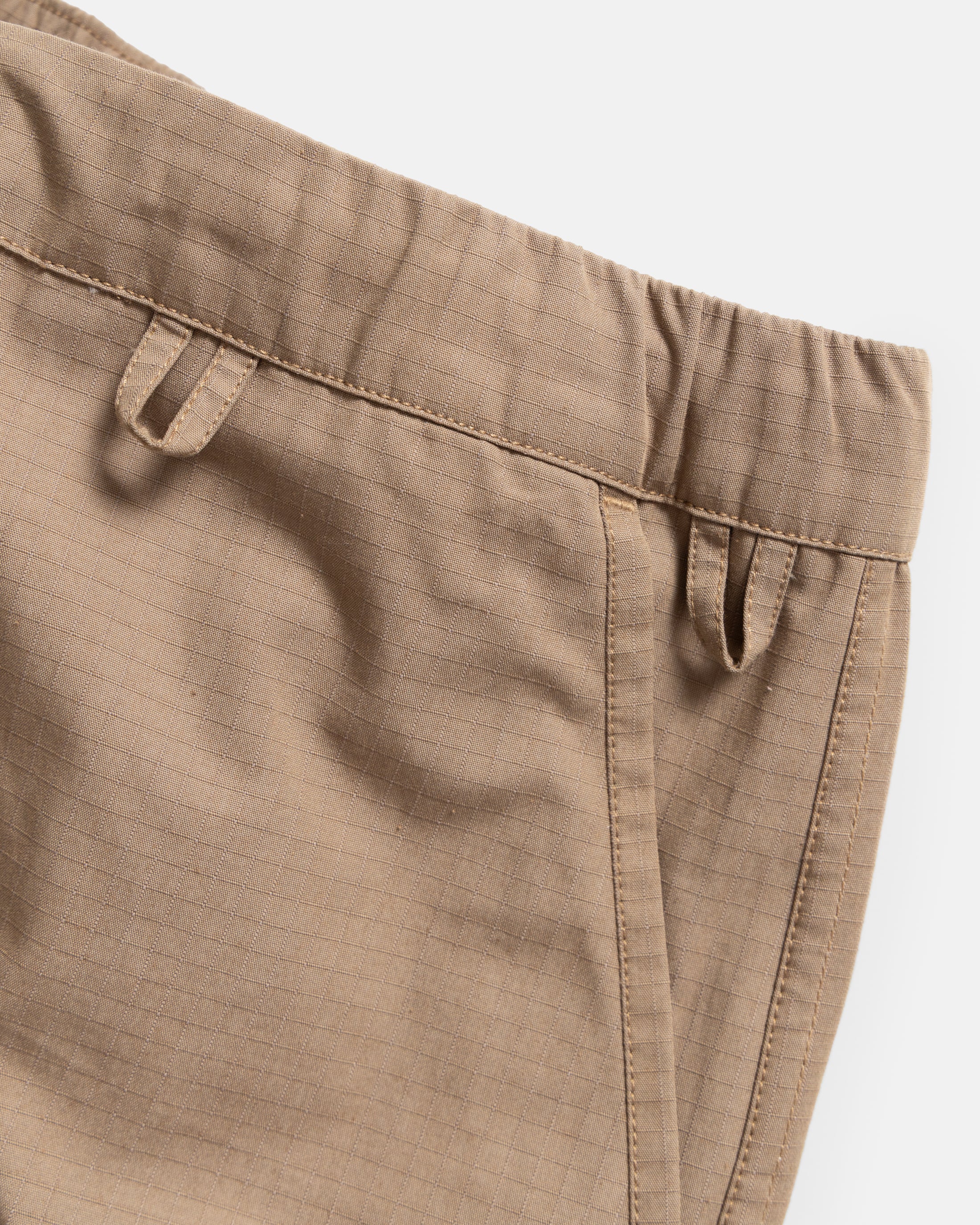TRANSIT PANT - ALMOND COTTON / NYLON RIPSTOP – 18 East