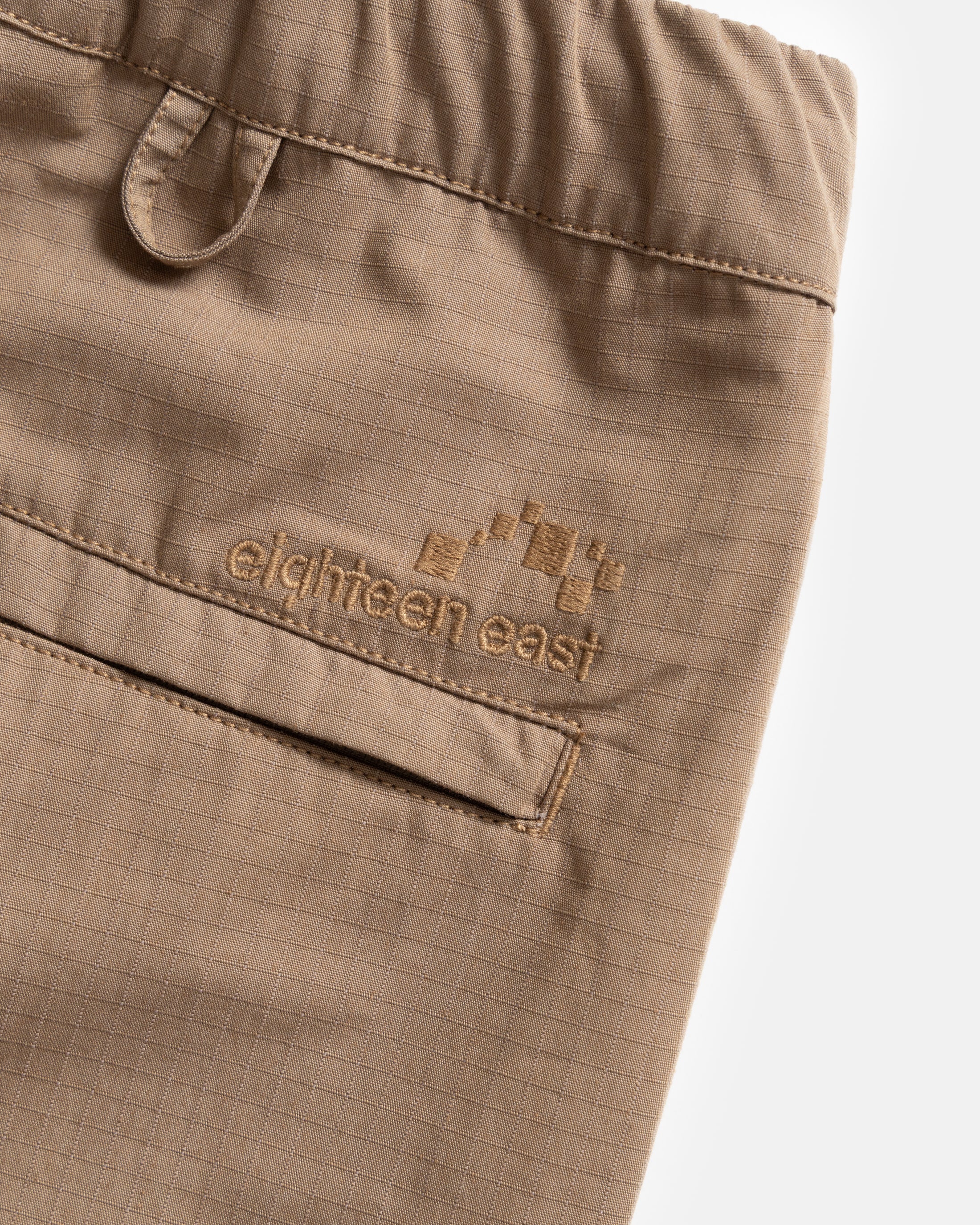 TRANSIT PANT - ALMOND COTTON / NYLON RIPSTOP