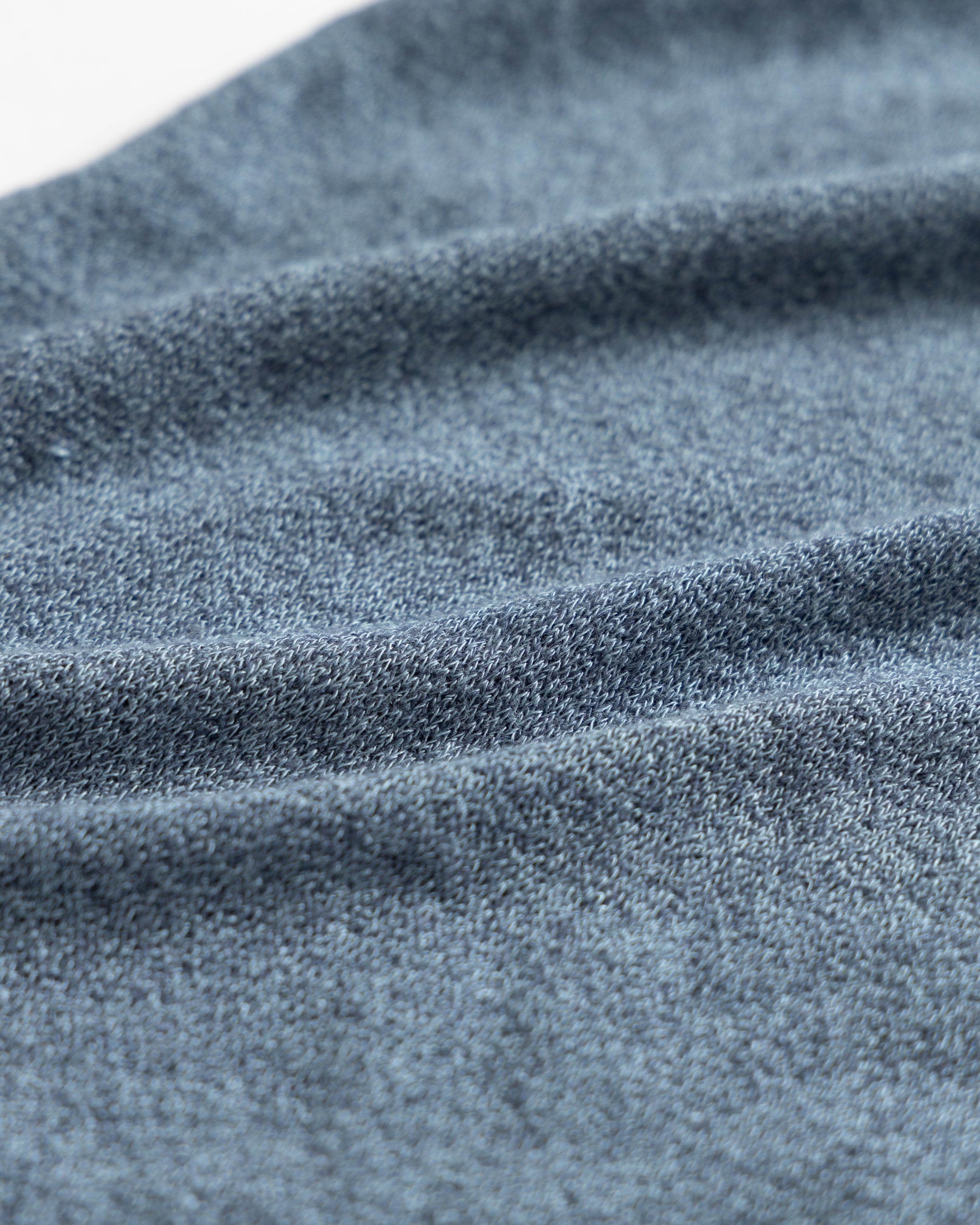 MULTIFACETED HIGHLY PRACTICAL VERY USEFUL TUBE - INDIGO MELANGE LYOCELL AND WOOL DOUBLE TWIST LOOSE KNIT JERSEY