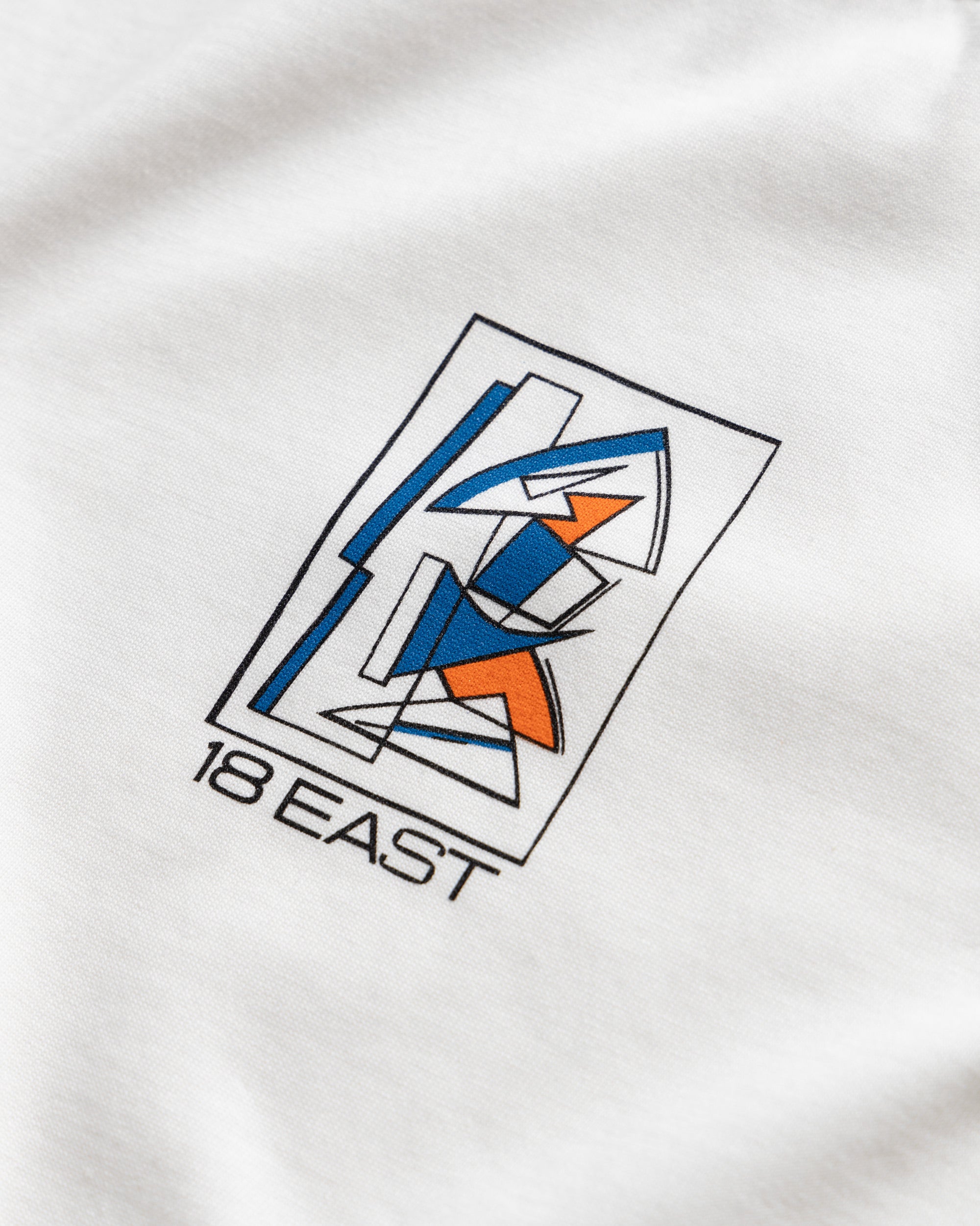 LINOCUT ALY TEE - WHITE 7.75 oz. ALL SEASON COTTON JERSEY