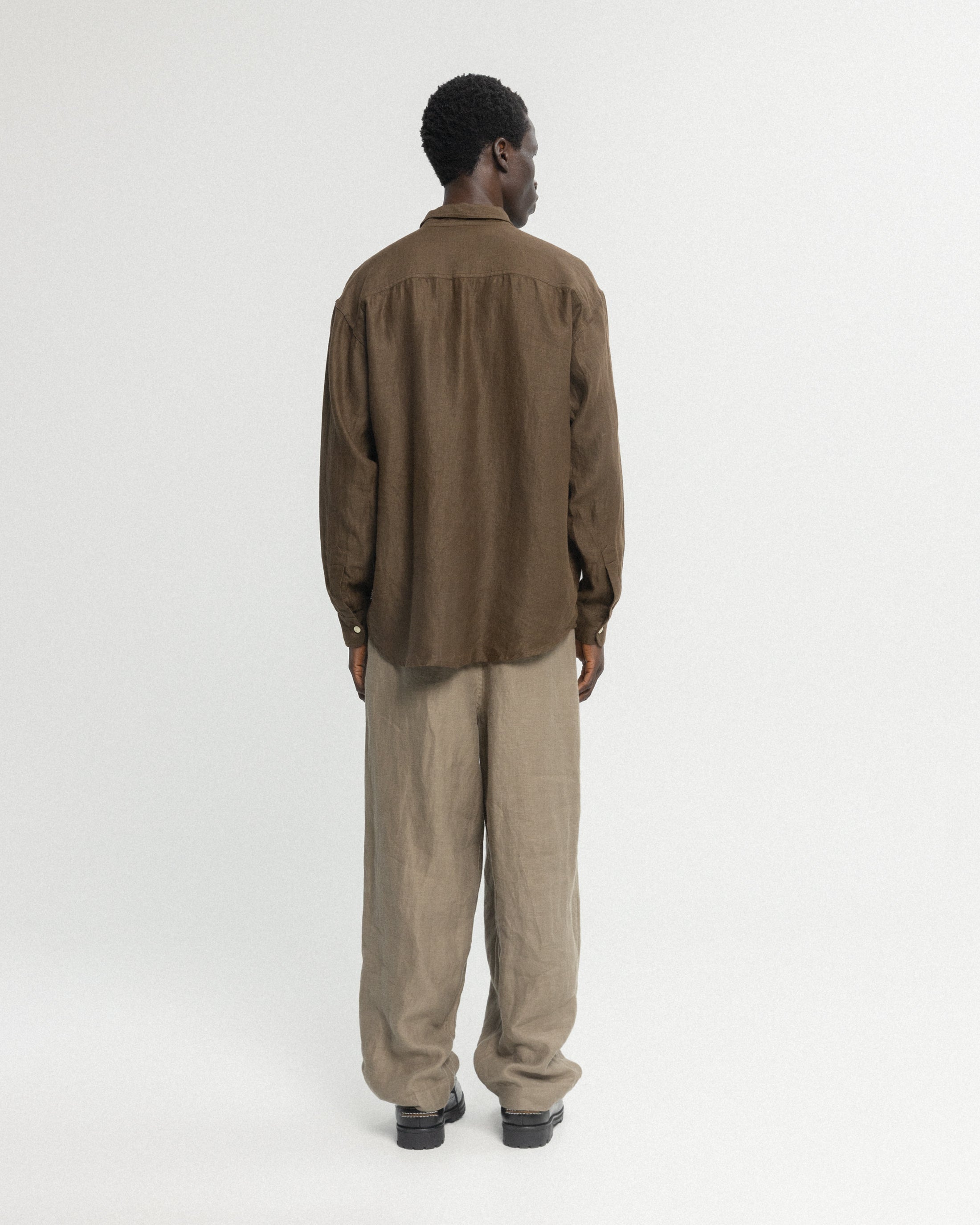 DURETTE UTILITY SHIRT - COYOTE LINEN TWILL
