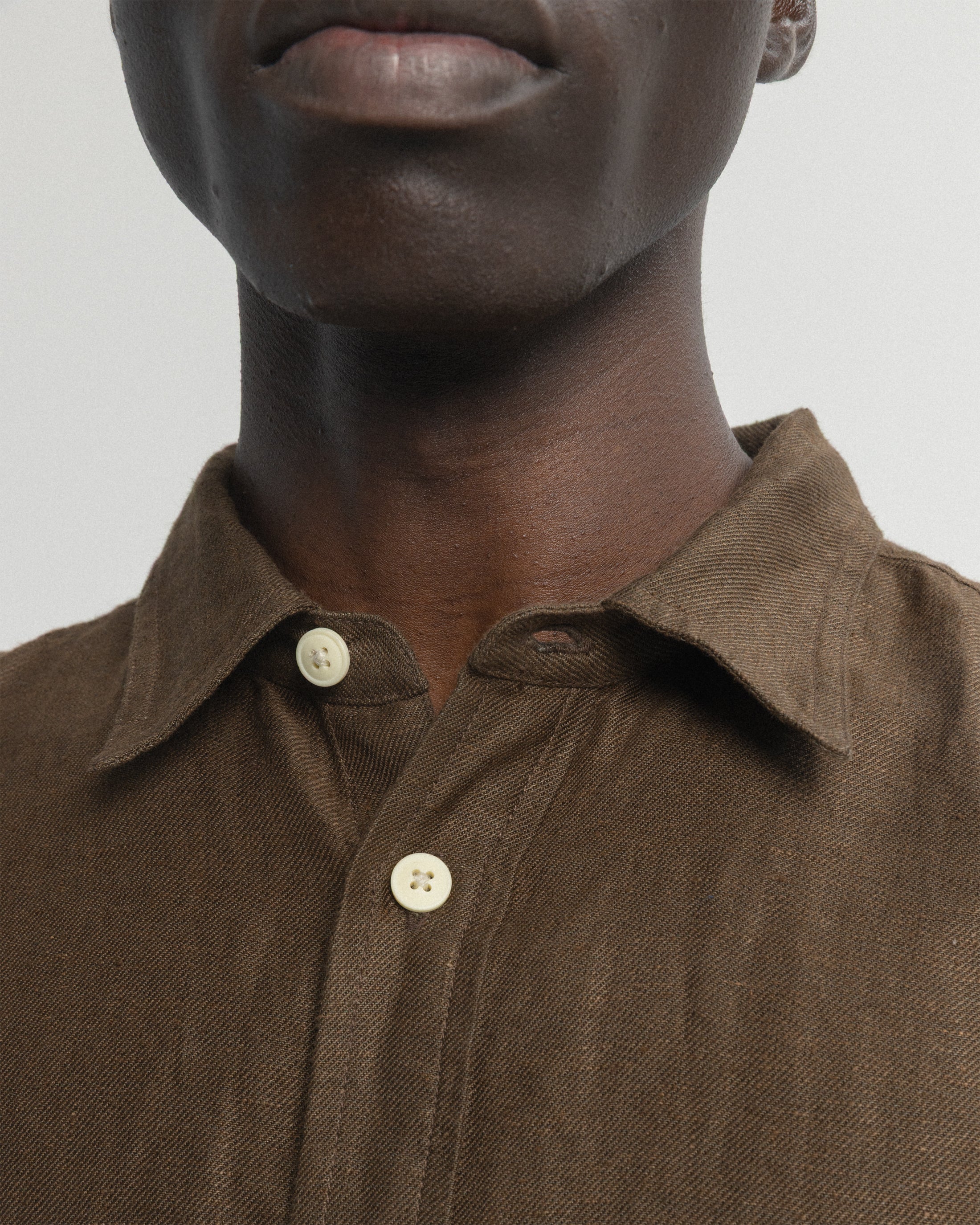 DURETTE UTILITY SHIRT - COYOTE LINEN TWILL