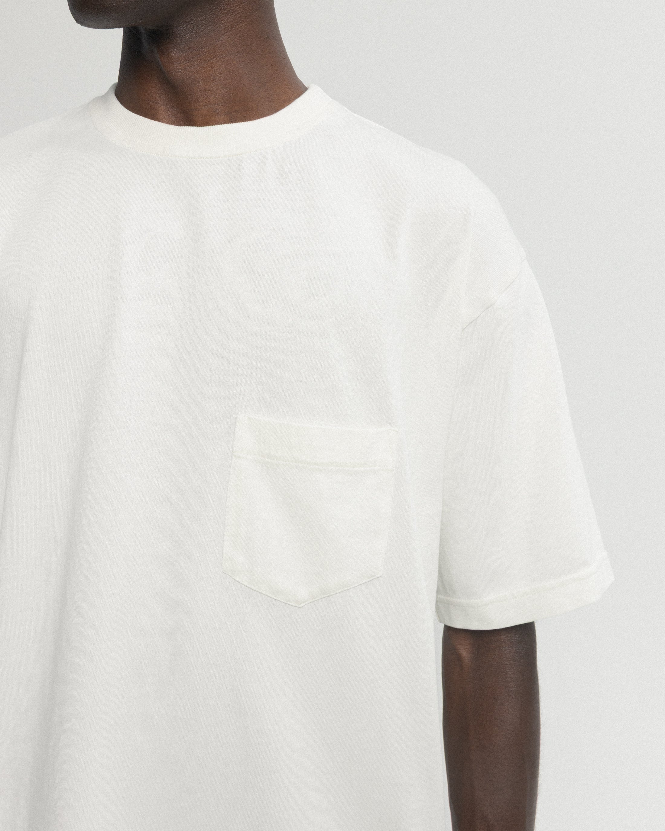 IAN VINTAGE POCKET TEE - WHITE 7.75 oz. ALL SEASON COTTON JERSEY