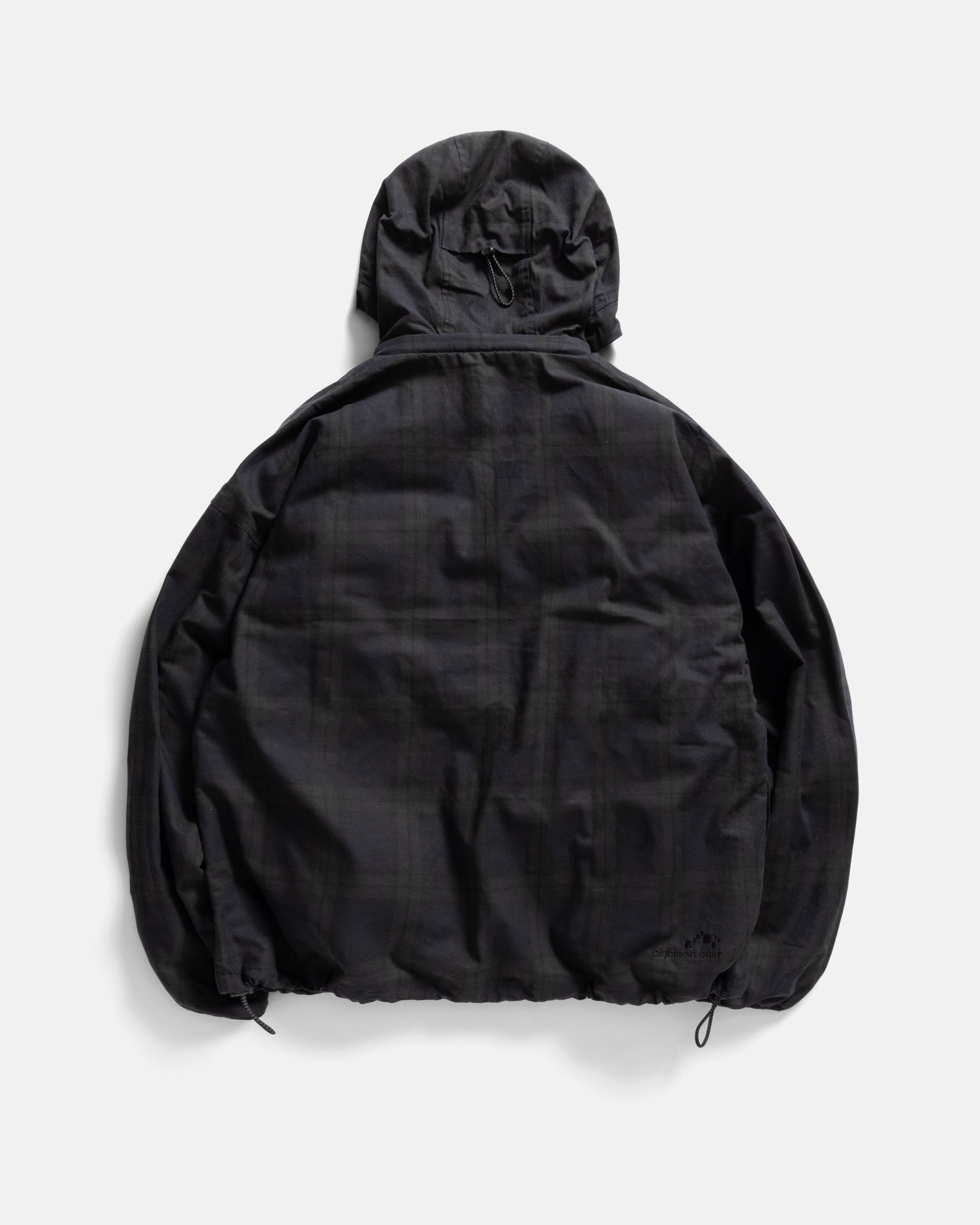 BANKS 2.0 UTILITY JACKET - BARELY BLACKWATCH BEESWAX COATED COTTON TWILL