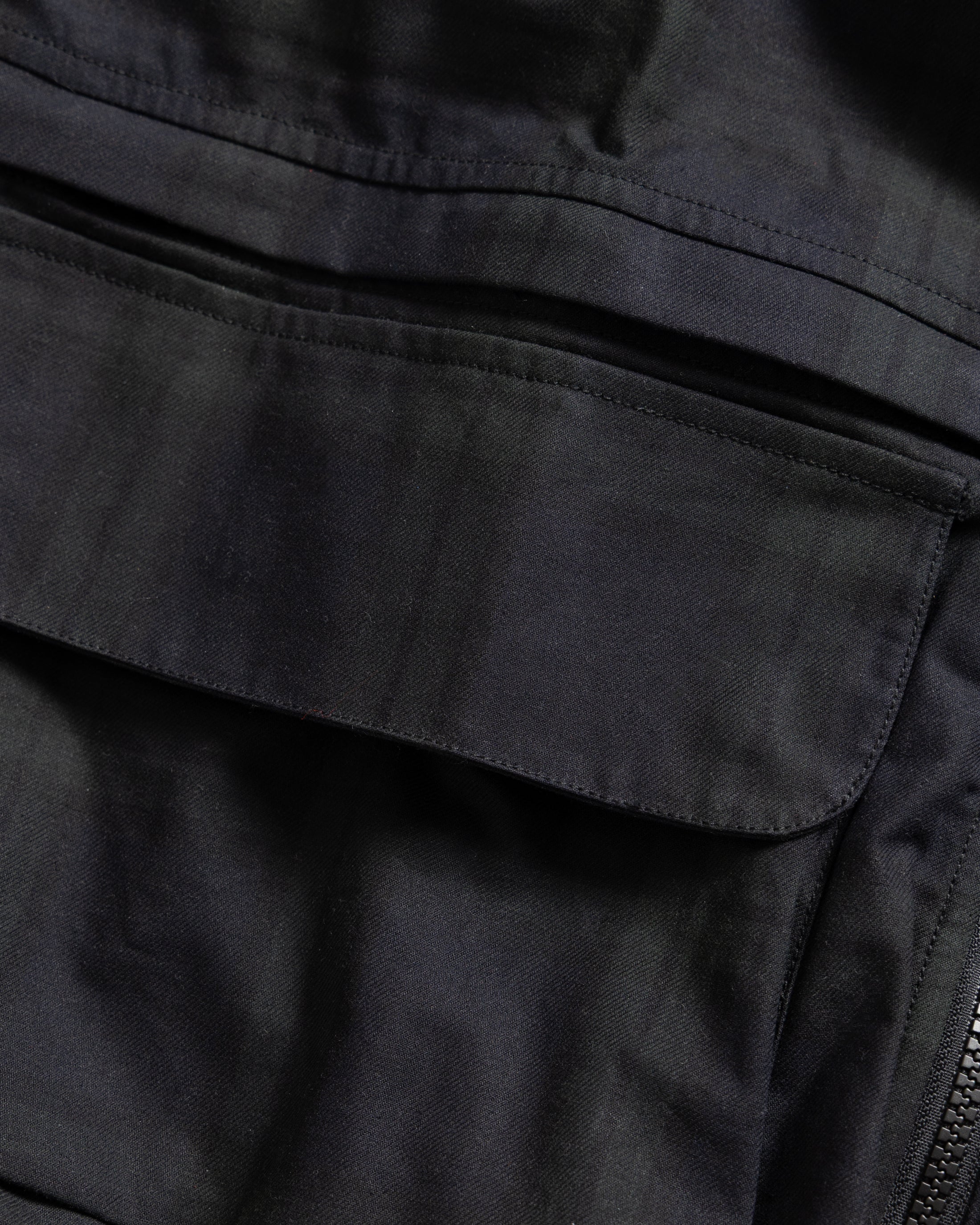 BANKS 2.0 UTILITY JACKET - BARELY BLACKWATCH BEESWAX COATED COTTON TWILL