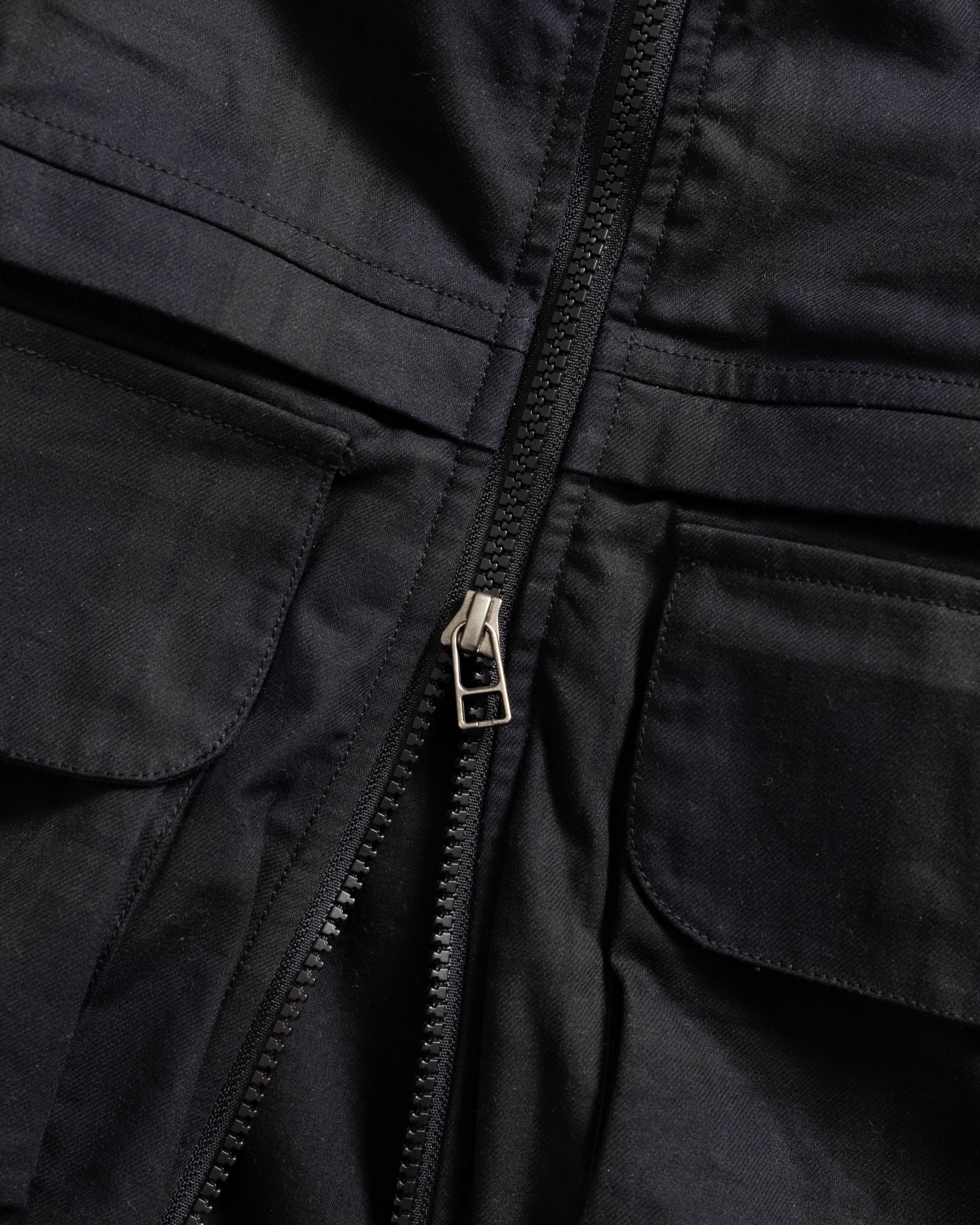 BANKS 2.0 UTILITY JACKET - BARELY BLACKWATCH BEESWAX COATED COTTON TWILL