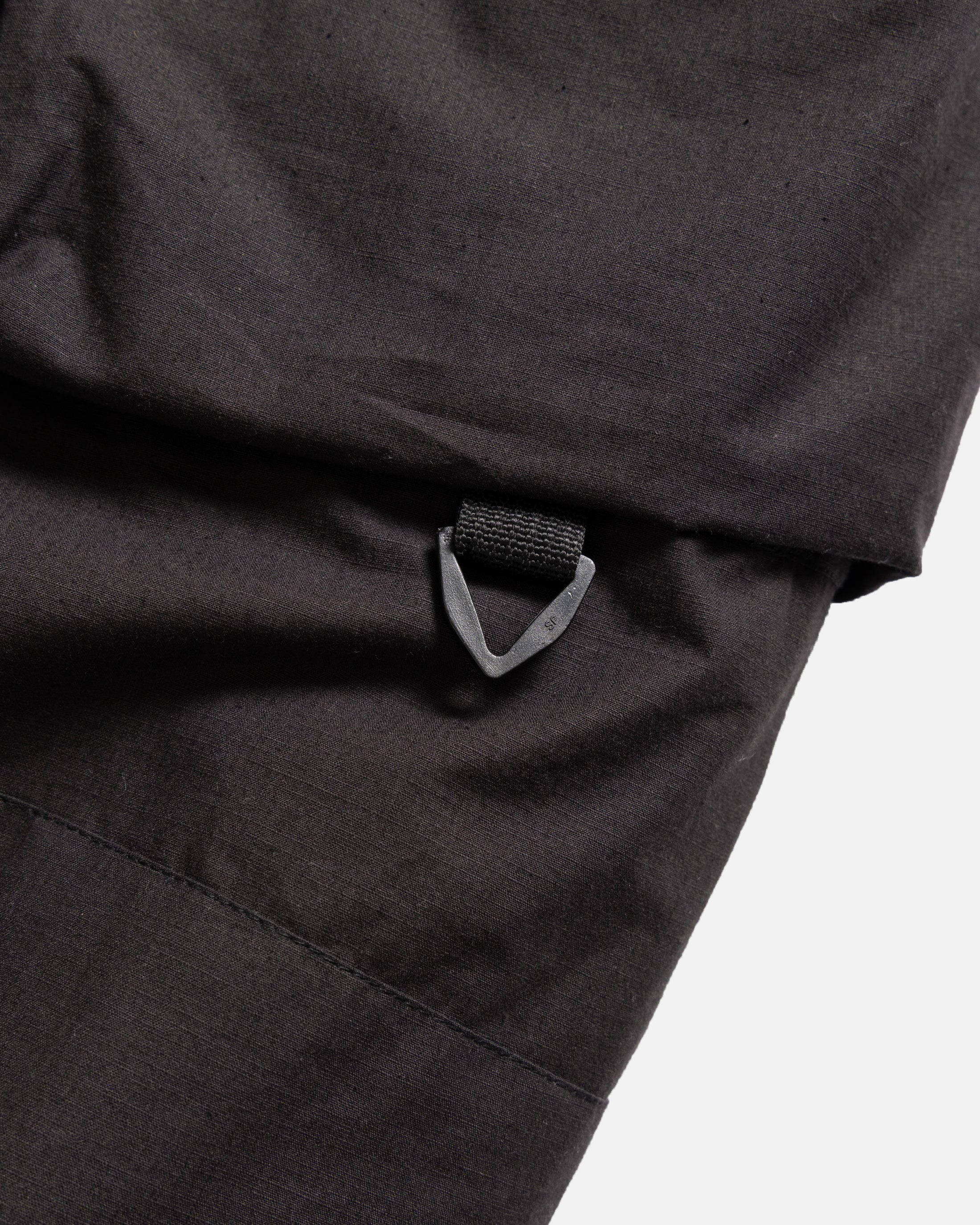 VETTI 2.0 BALLOON PANT - BLACK COTTON MICRORIPSTOP