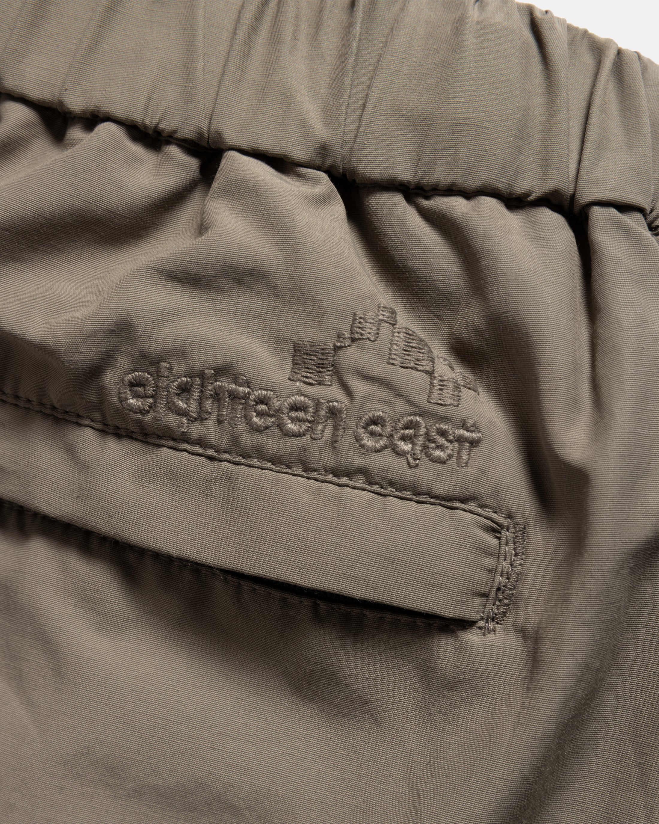 WARREN TREK SHORTS - BARELY SAGE WATER-REPELLENT 60/40 MOUNTAIN CLOTH WITH FULL MESH LINING