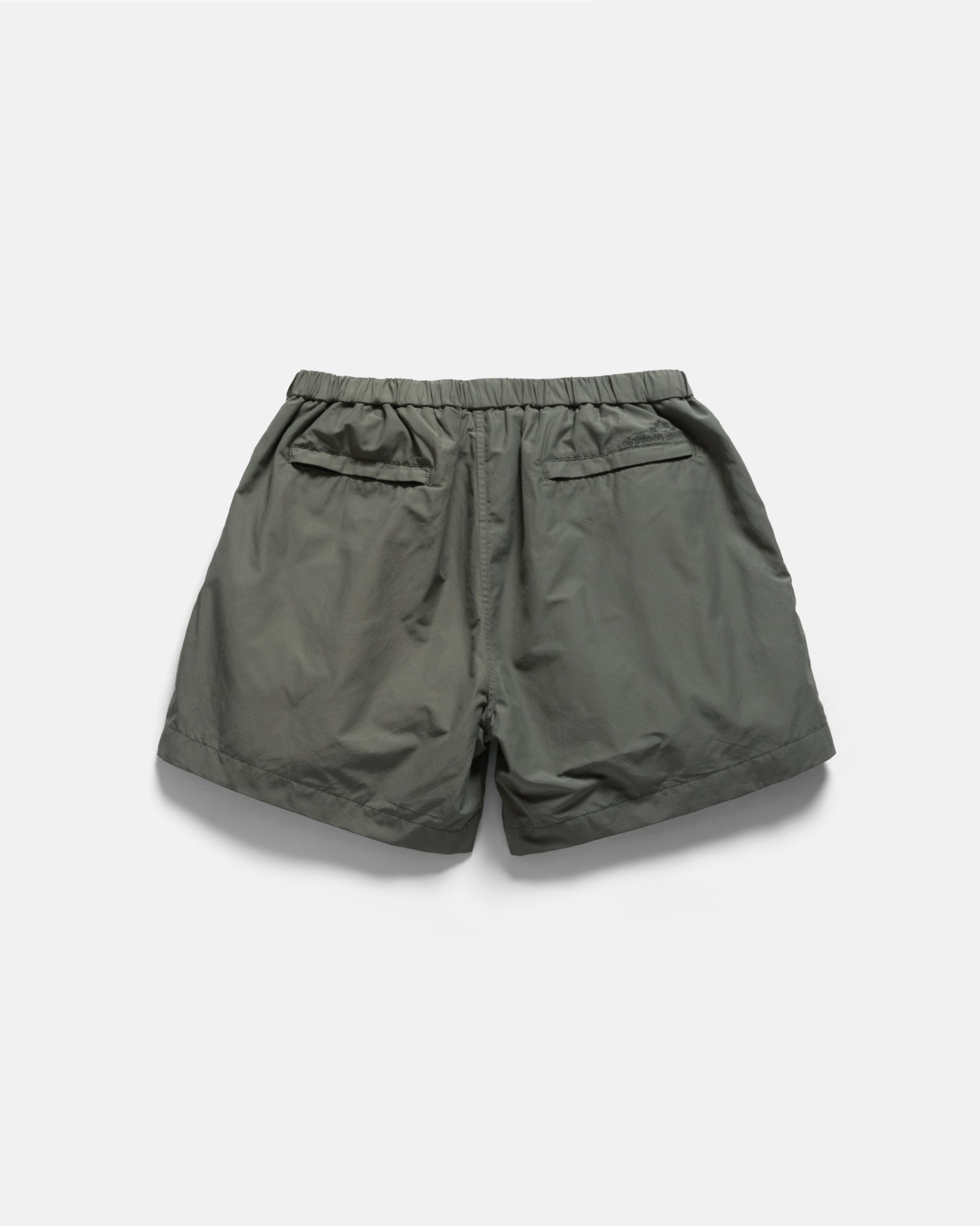 WARREN TREK SHORTS - BLUESTONE WATER-REPELLENT 60/40 MOUNTAIN CLOTH WITH FULL MESH LINING