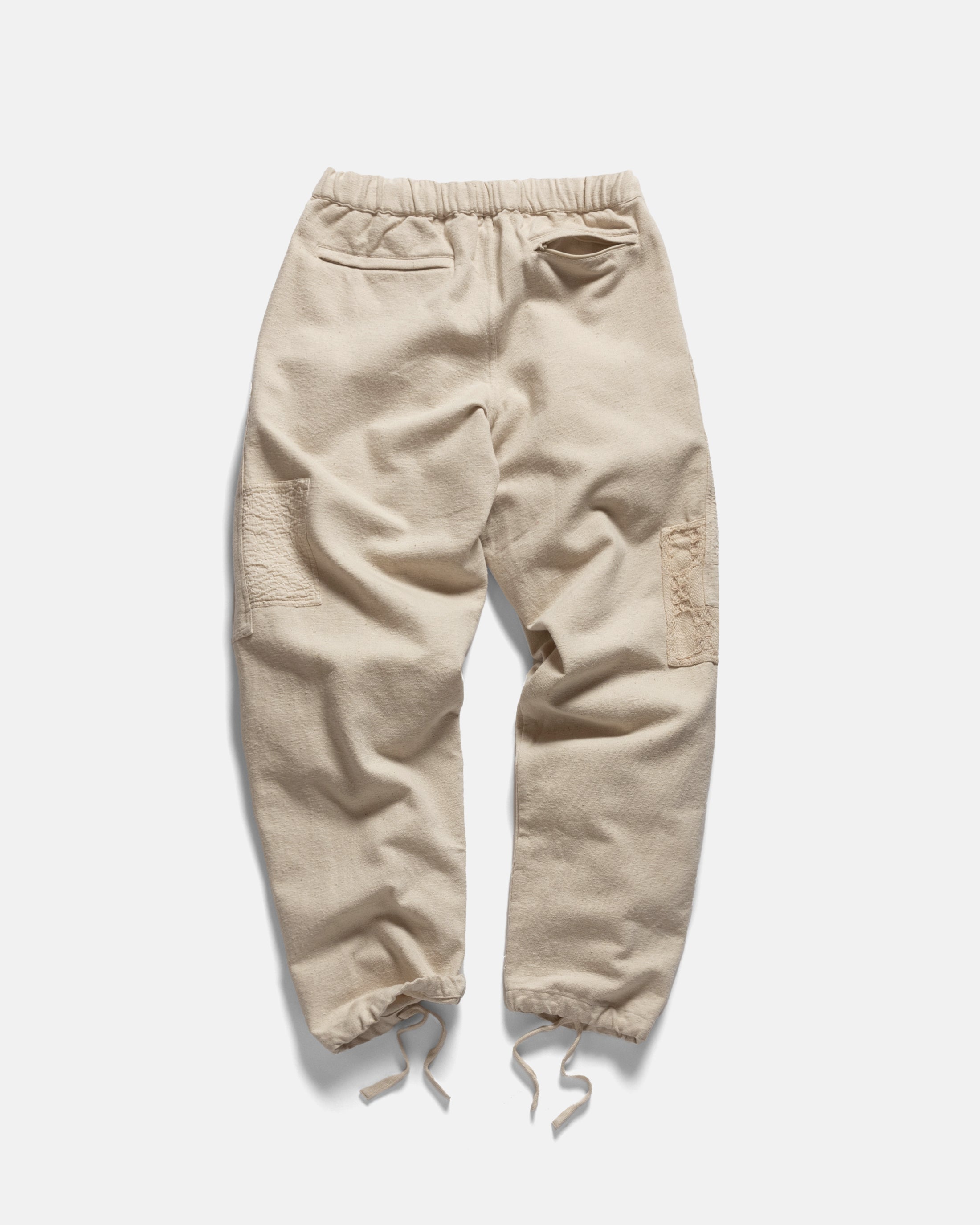 MENDED BENNY TRAIL PANT - UNDYED KHADI COTTON