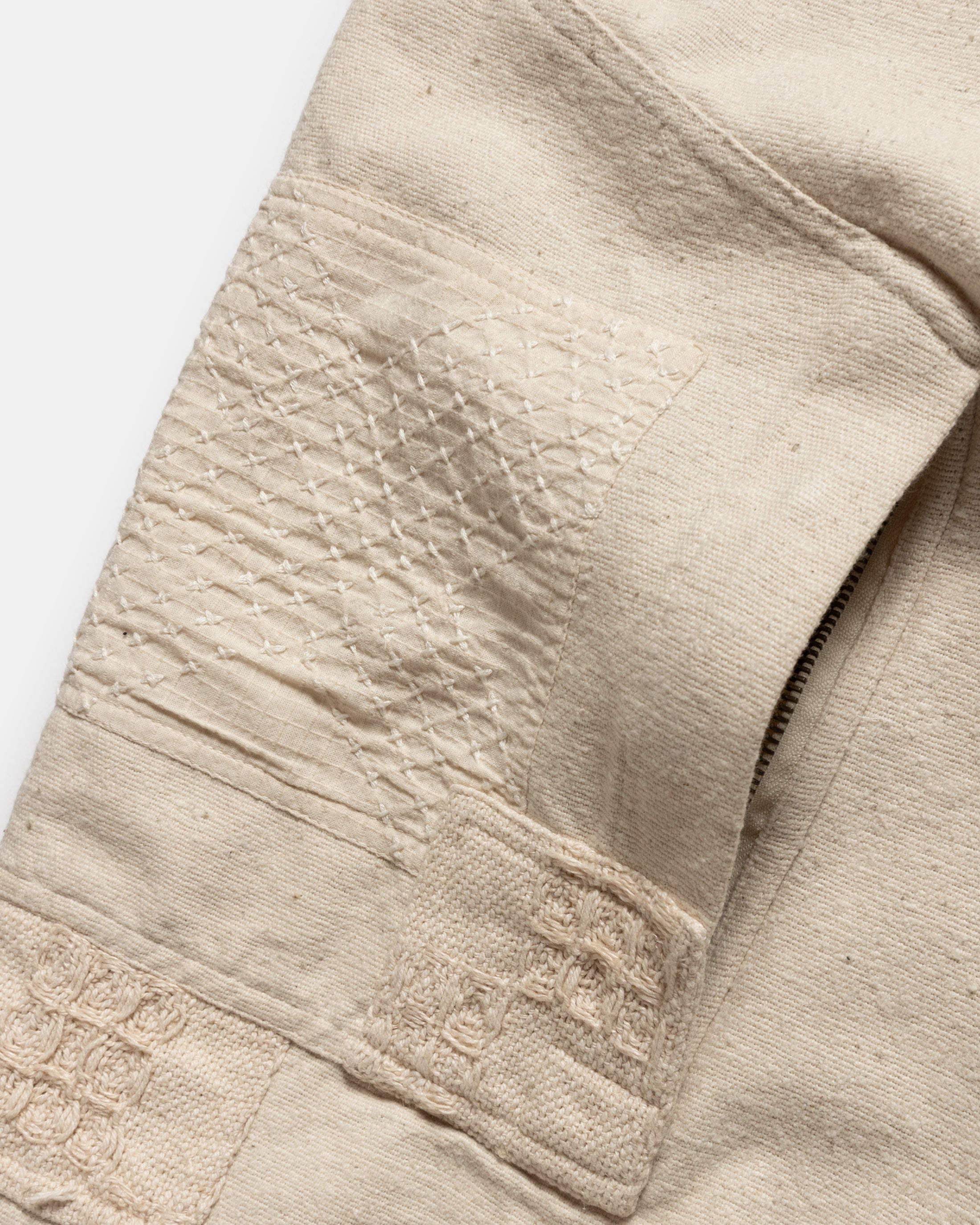 MENDED BENNY TRAIL PANT - UNDYED KHADI COTTON