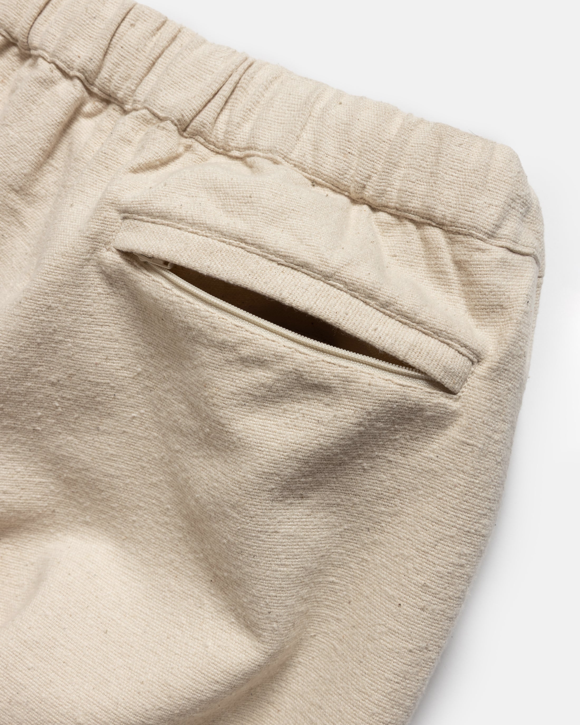 MENDED BENNY TRAIL PANT - UNDYED KHADI COTTON