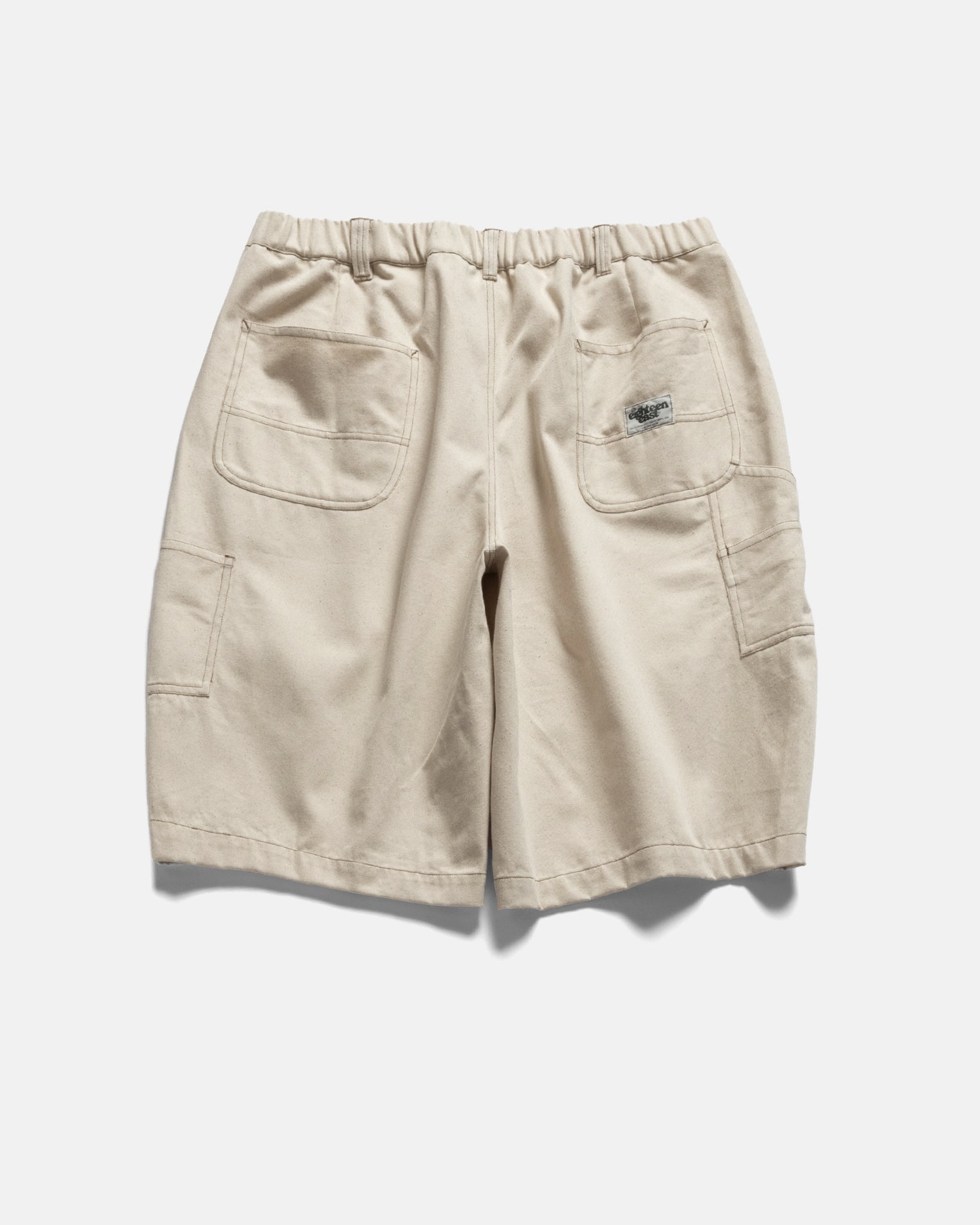 LOTUS CARPENTER SHORTS - 14 oz. UNDYED INDIAN DENIM