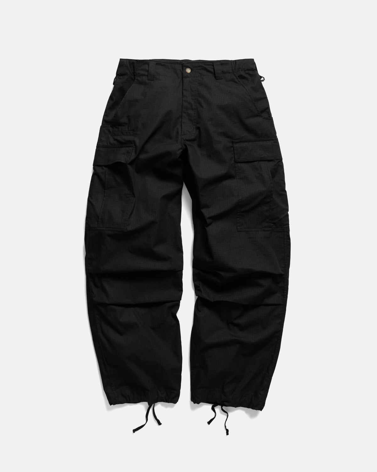 WIDE TAC UTILITY CARGO PANT - BLACK / JAPANESE KHAKI DOUBLE-DYE COTTON/NYLON RIPSTOP