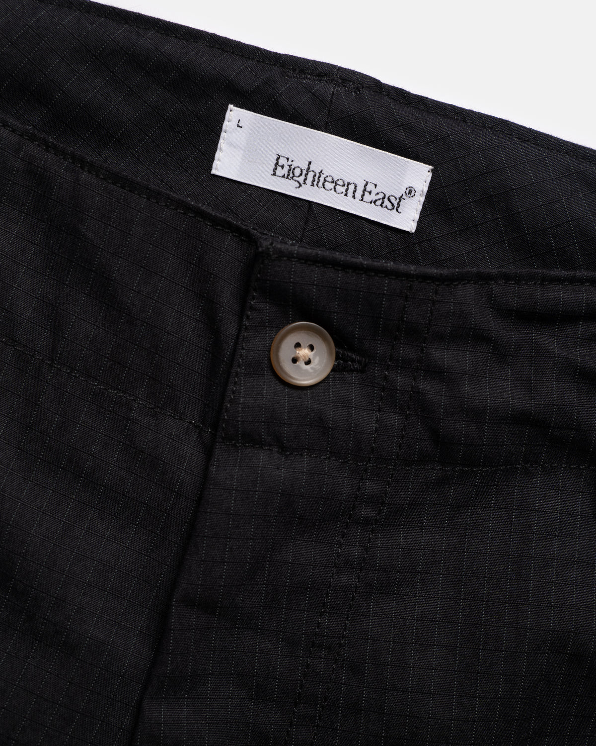 WIDE TAC UTILITY CARGO PANT - BLACK / JAPANESE KHAKI DOUBLE-DYE COTTON/NYLON RIPSTOP