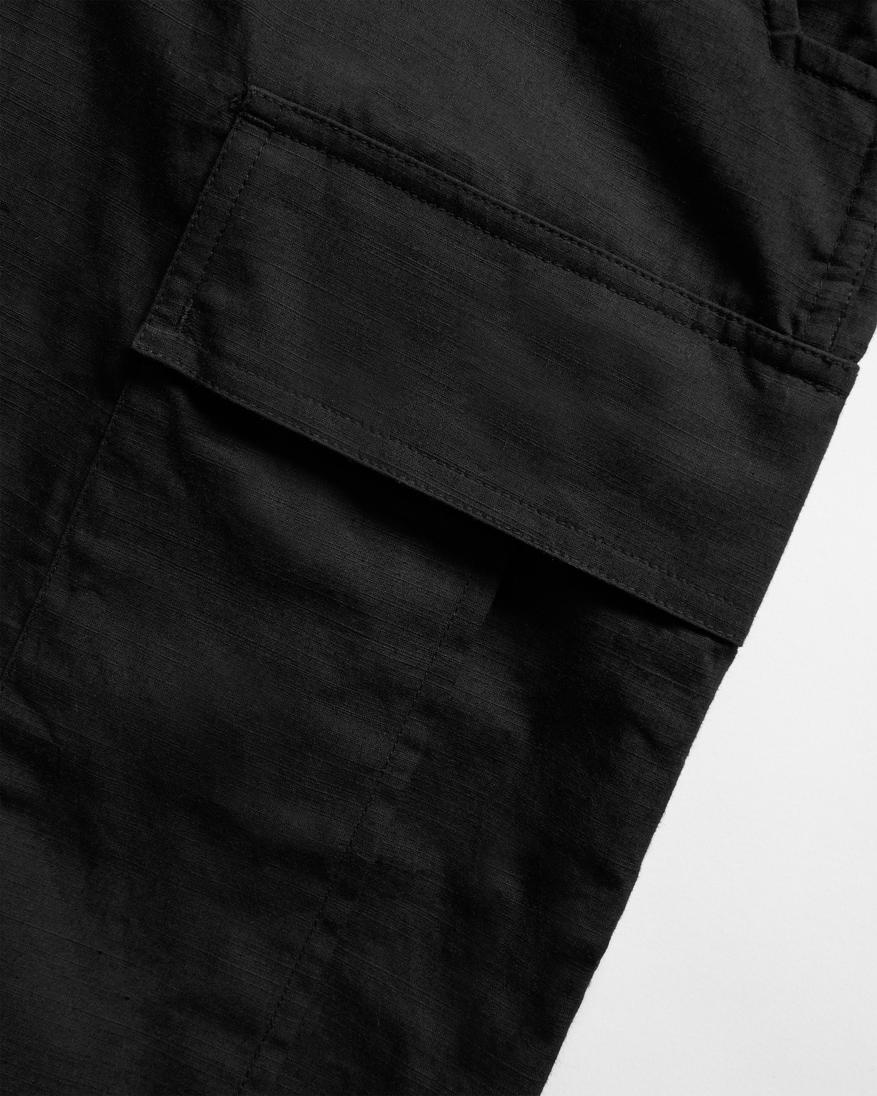 WIDE TAC UTILITY CARGO PANT - BLACK COTTON MICRO RIPSTOP