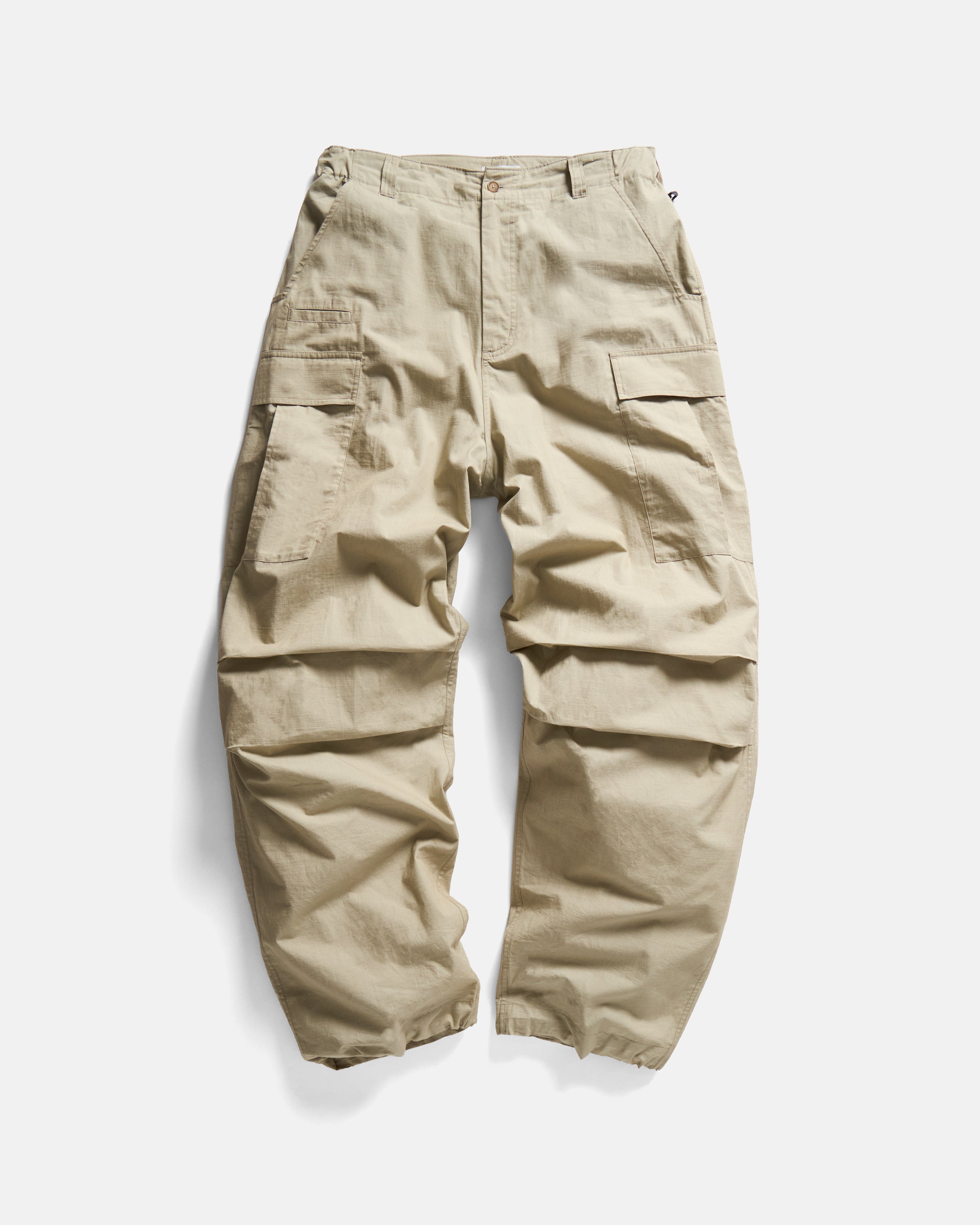 WIDE TAC UTILITY CARGO PANT - ABBEY STONE COTTON MICRO RIPSTOP