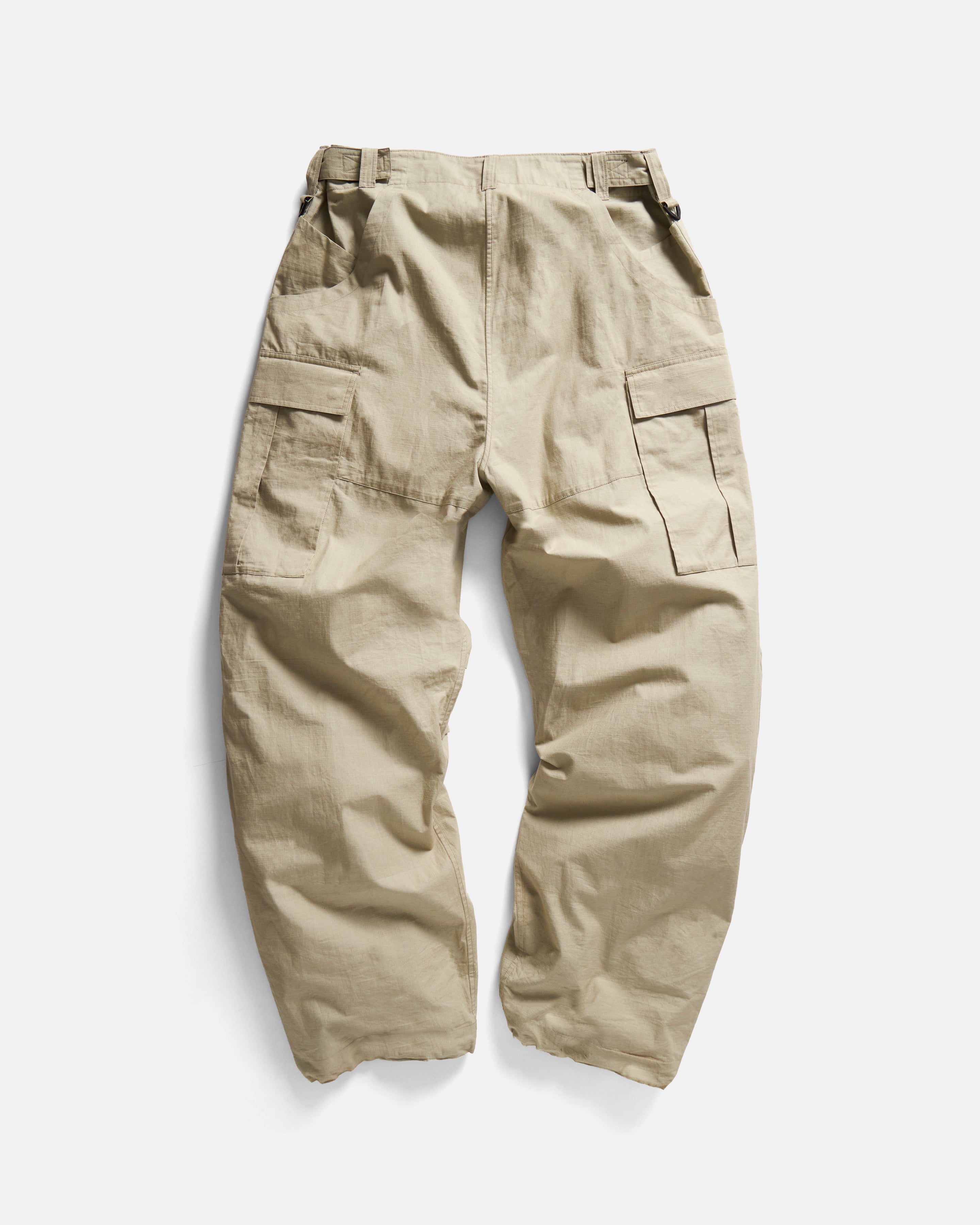WIDE TAC UTILITY CARGO PANT - ABBEY STONE COTTON MICRO RIPSTOP
