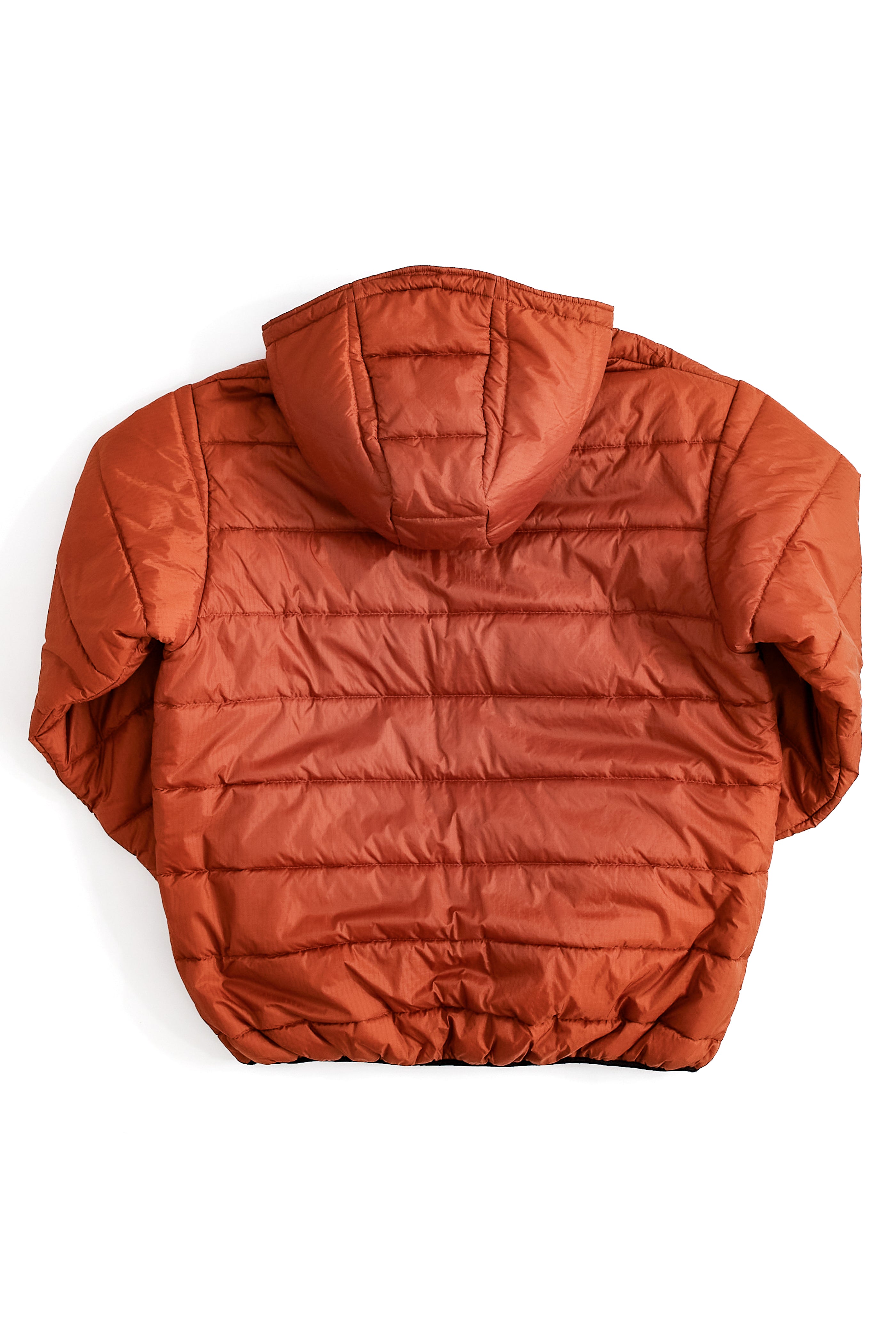 CHITTENDEN QUILTED PARKA - RUST NYLON RIPSTOP