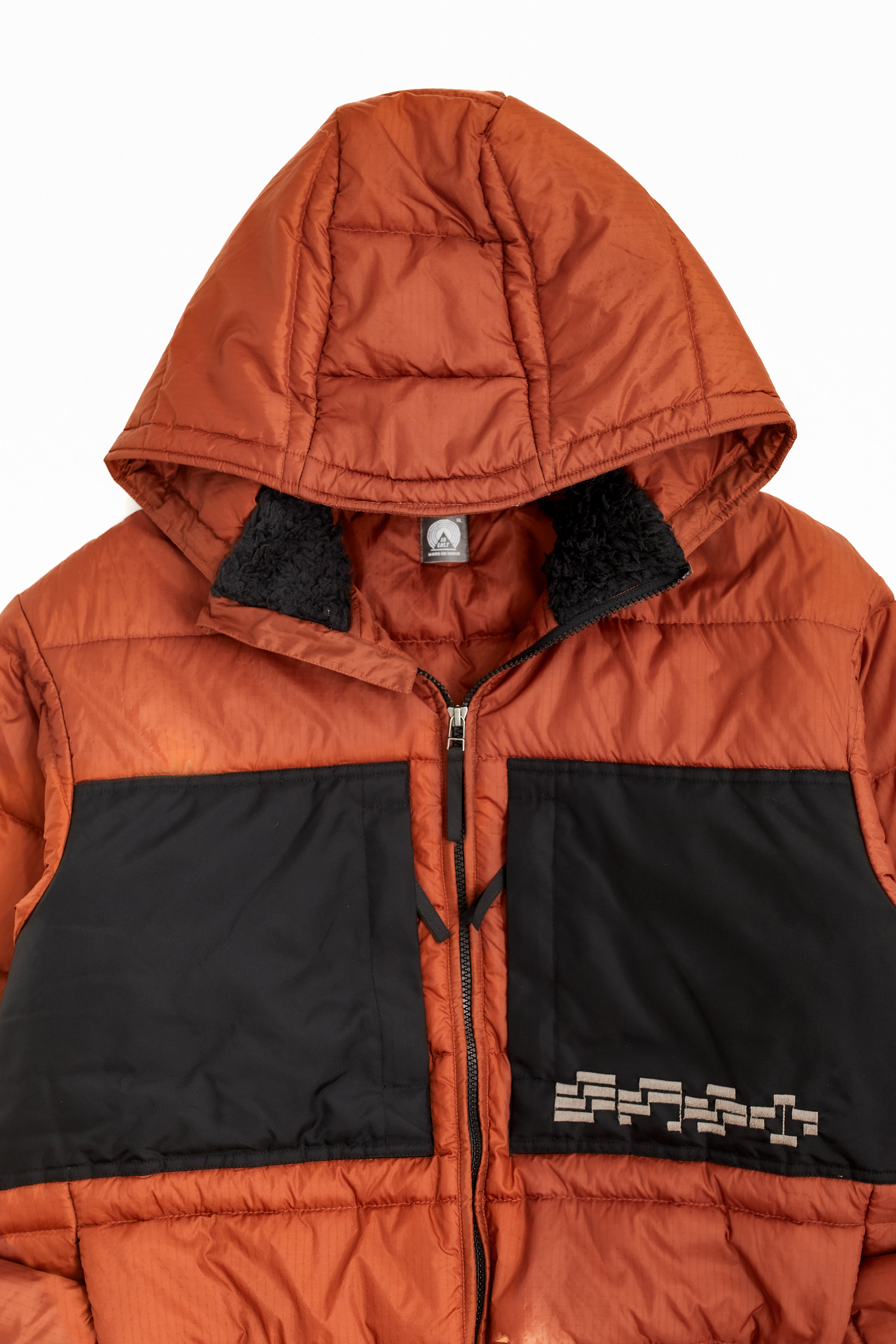 CHITTENDEN QUILTED PARKA - RUST NYLON RIPSTOP