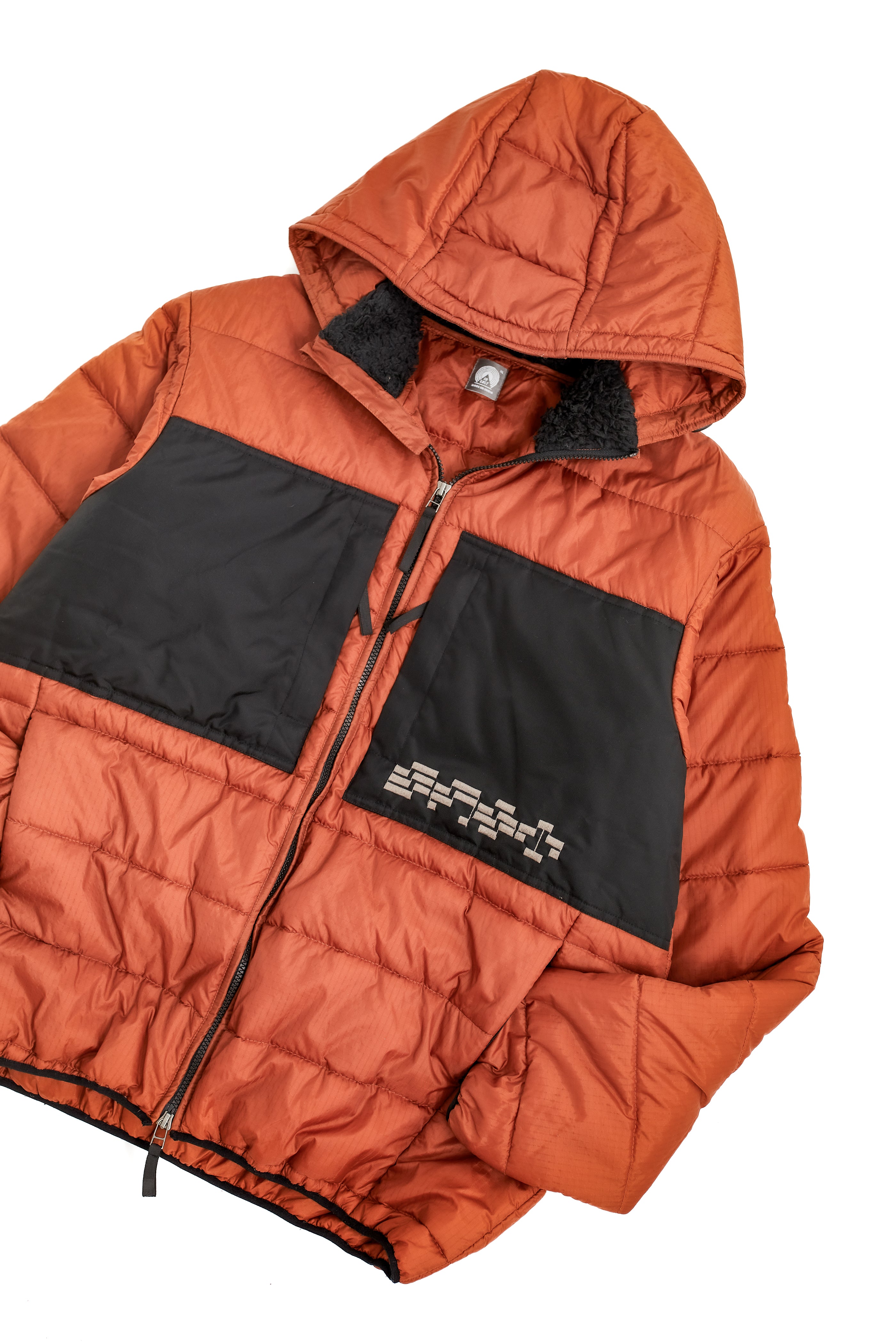 CHITTENDEN QUILTED PARKA - RUST NYLON RIPSTOP