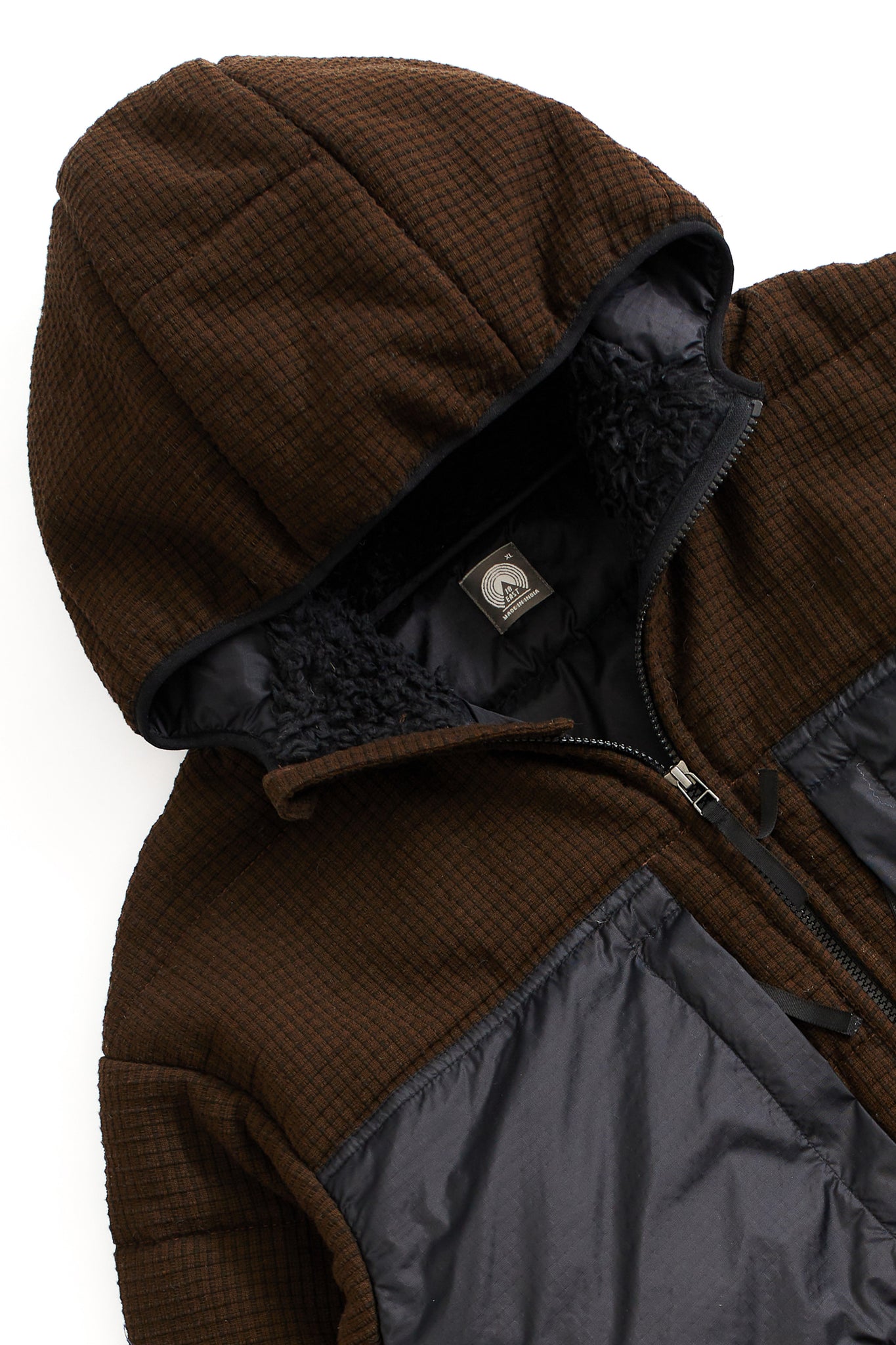 MALLET'S QUILTED PARKA - DARK CHOCOLATE HANDWOVEN RIPSTOP
