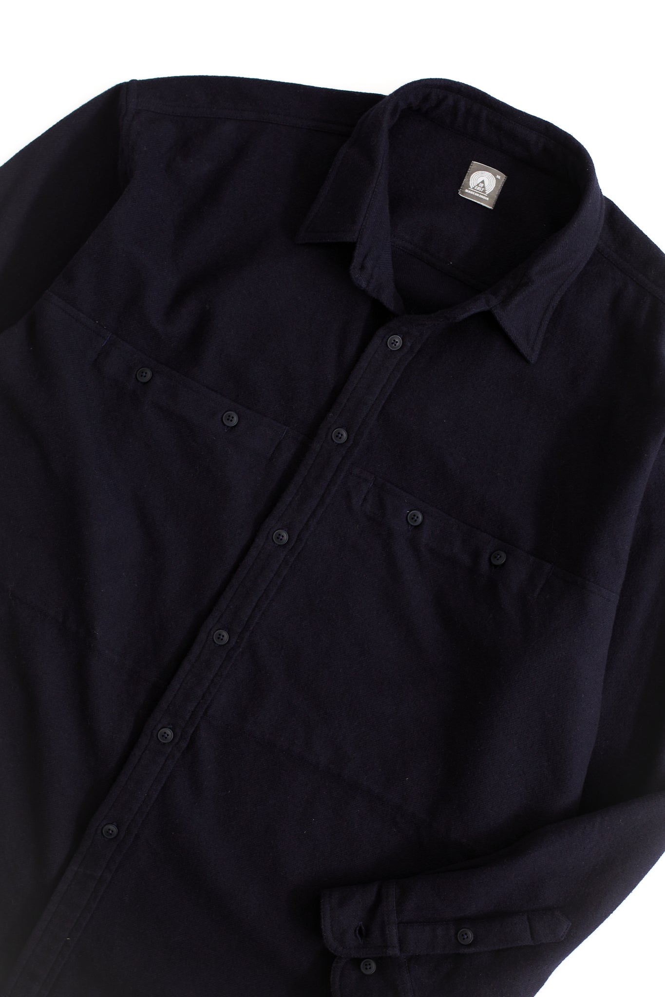 EASY WORK SHIRT - DEEP WELL OVERDYED MOULINÉ FLANNEL