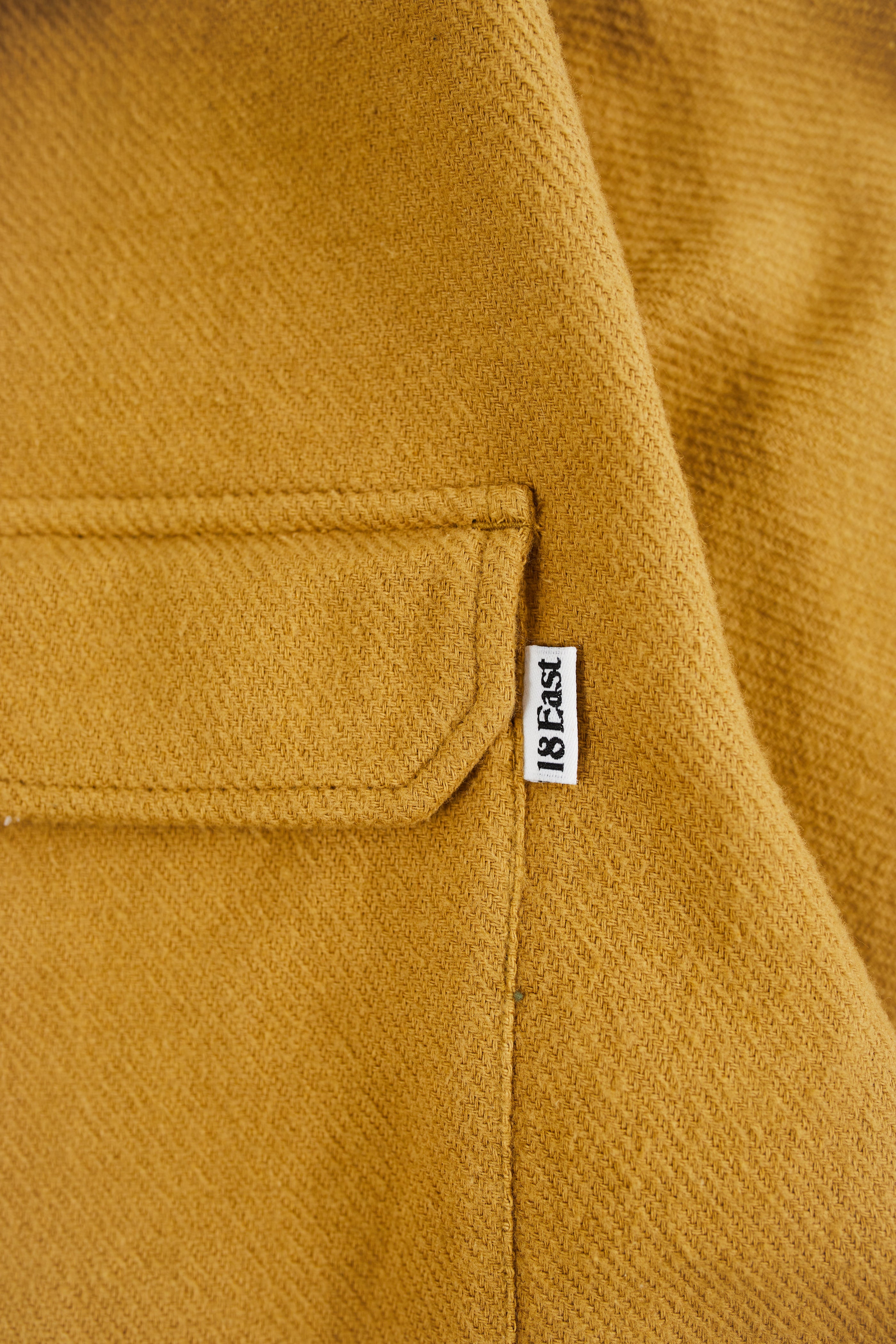 FIELD SHIRT - FENNEL SEED BRUSHED COTTON TWILL
