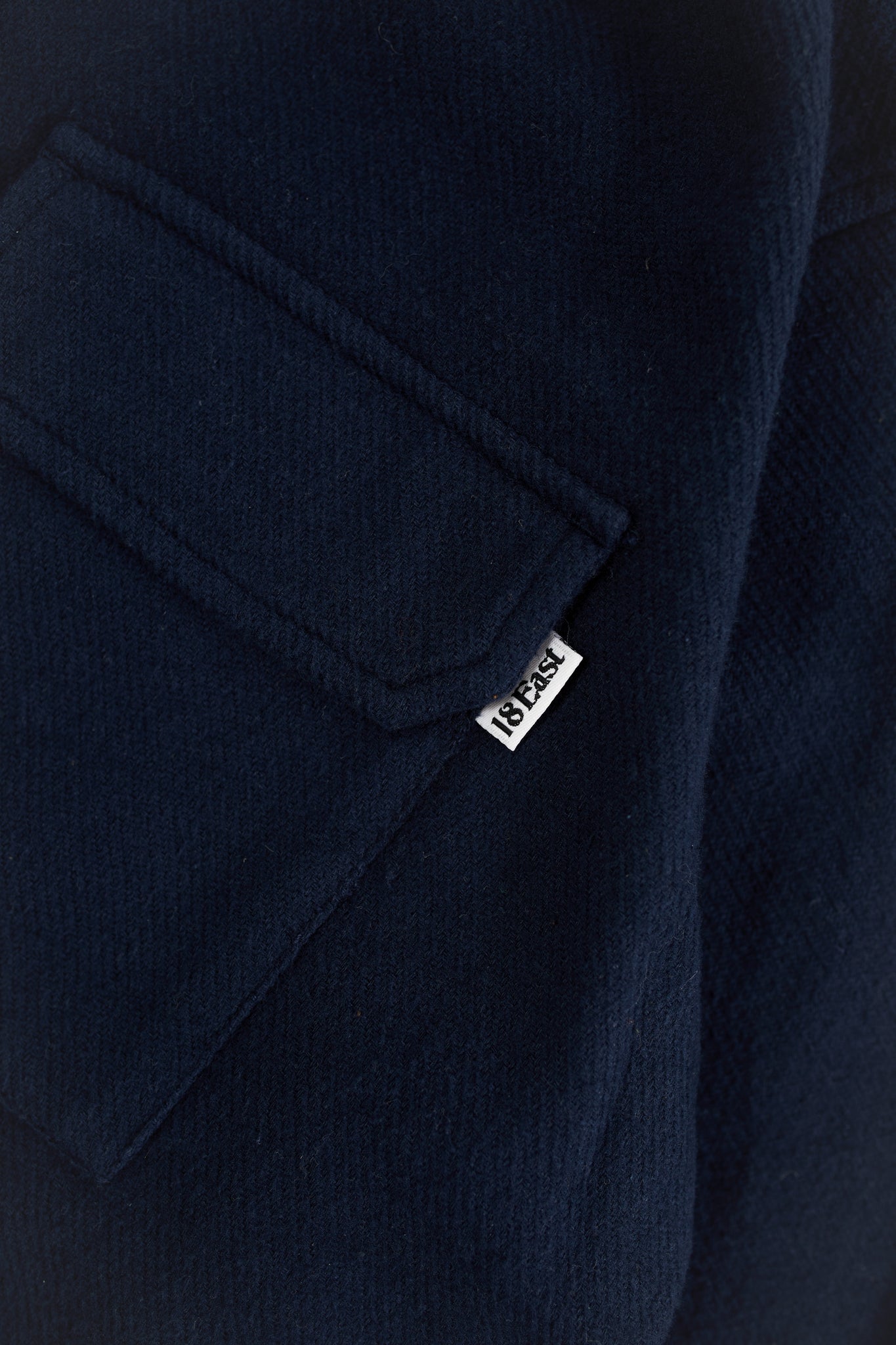 FIELD SHIRT - OMBRE BLUE BRUSHED COTTON TWILL