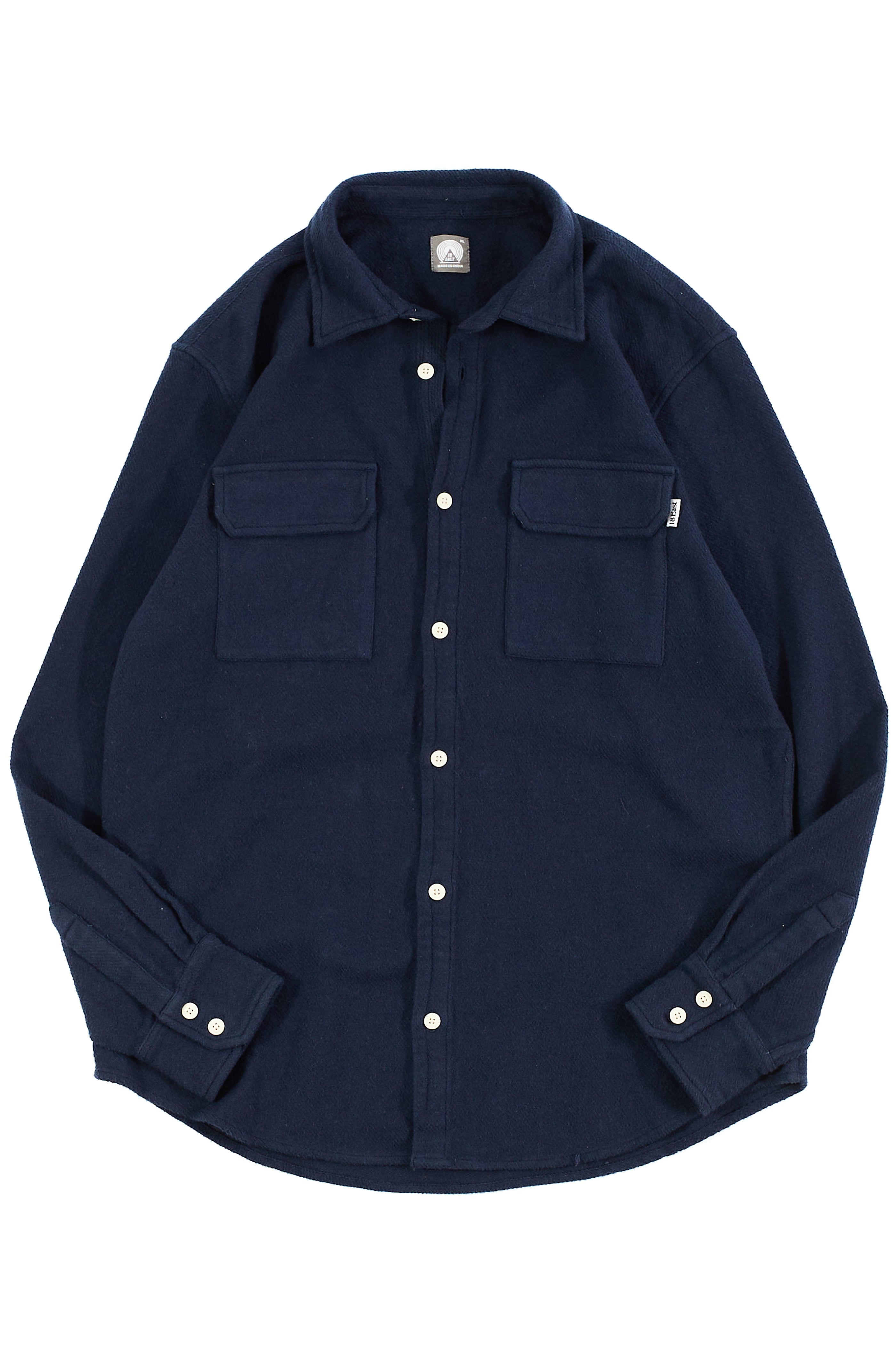 FIELD SHIRT - OMBRE BLUE BRUSHED COTTON TWILL