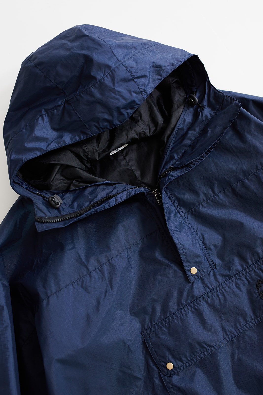 SWITCHBACK PACKABLE CAGOULE - NAVY NYLON RIPSTOP